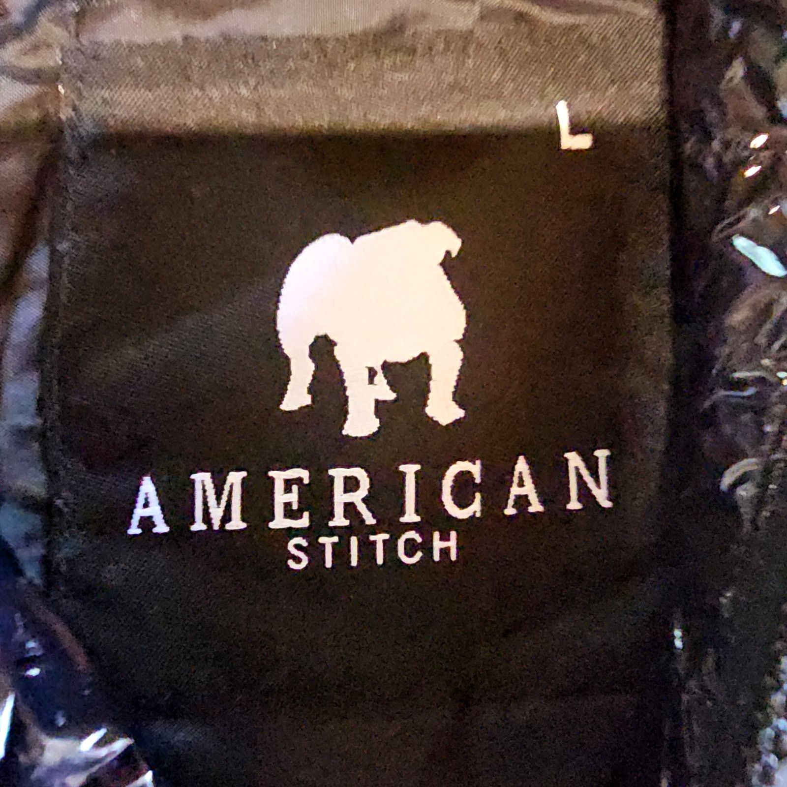 American Stitch NEW American Stitch Black Shine Hooded Zip Jacket L 3377 Size US L / EU 52-54 / 3 - 5 Thumbnail