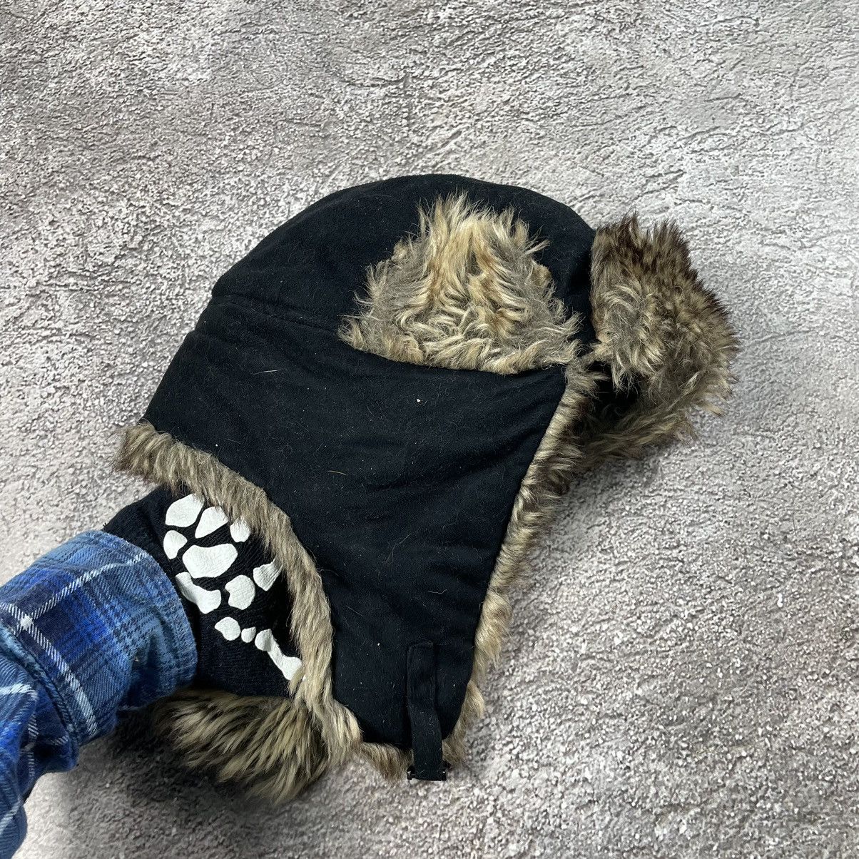 Vintage Vintage 90s Mohair Beanie Fuzzy Grunge Skate Alt Streetwear Size ONE SIZE - 4 Thumbnail