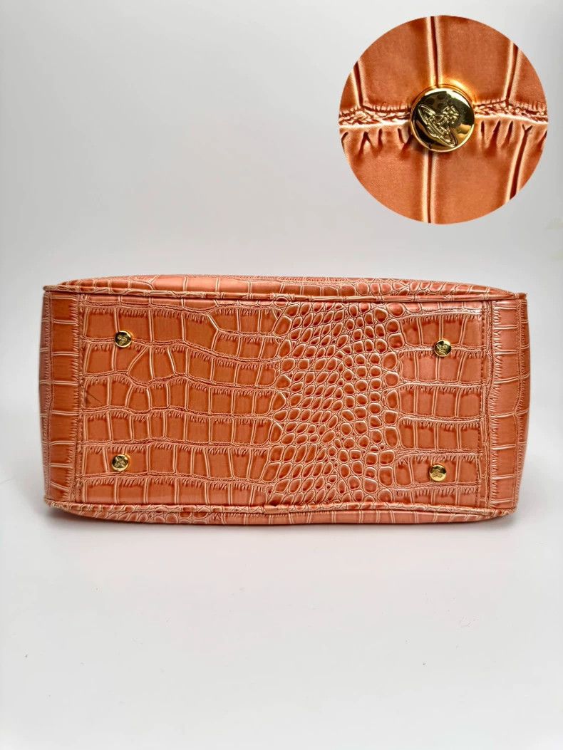 Vivienne Westwood Vivienne Westwood Champagne pink alligator pattern bowling Size ONE SIZE - 7 Thumbnail