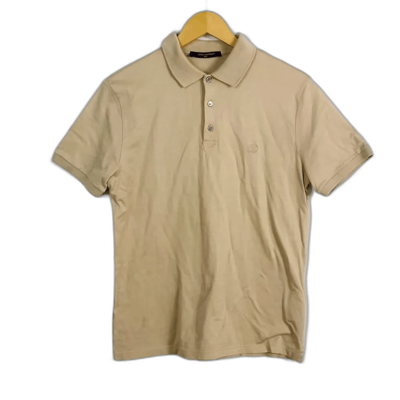 Louis Vuitton LV Logo Khaki Short Sleeve Polo Shirt-yf Size US M / EU 48-50 / 2 - 1 Thumbnail