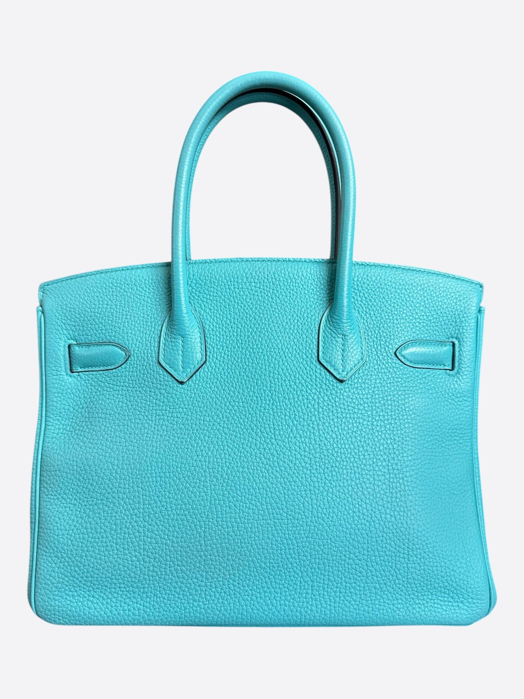 Hermes Hermes Tiffany Blue Togo & Gold Hardware Birkin 30 Size ONE SIZE - 3 Thumbnail