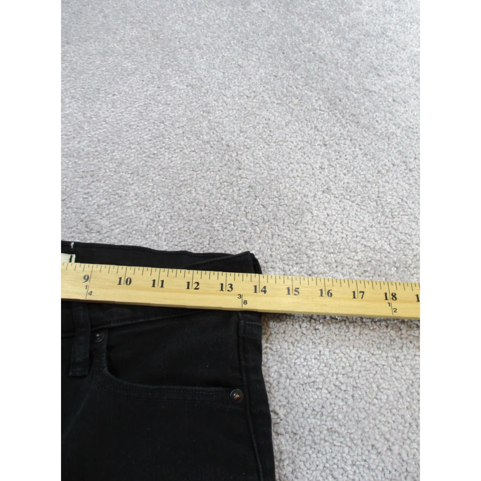 Madewell Madewell Jeans Women 27 Skinny Mid Rise Black Denim Regular Size 27 Womens Slim Fit 9" Rise Size 27" / US 4 / IT 40 - 6 Thumbnail