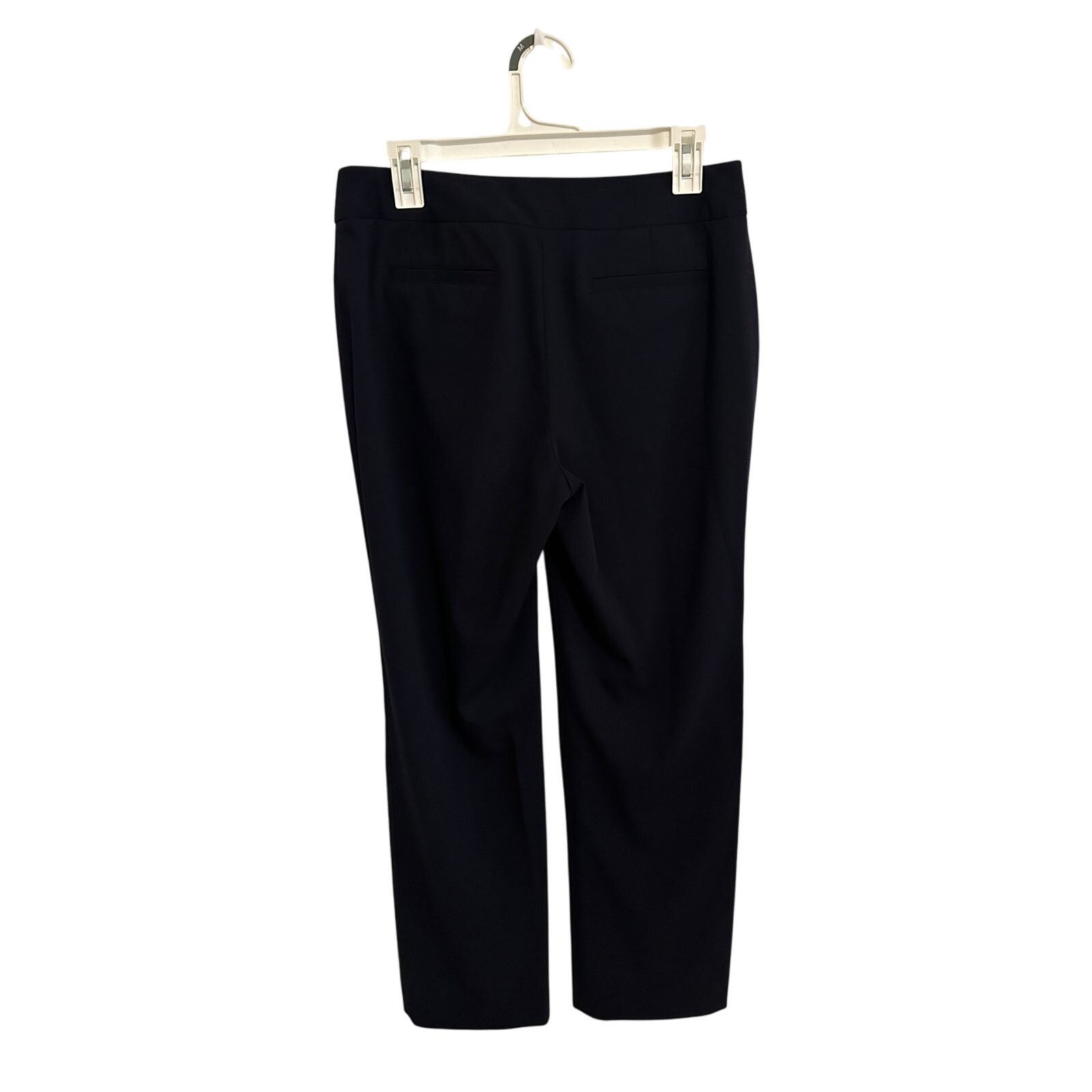 Other Liz Claiborne Black Straight Leg Mid Waist Formal Trousers Size 28" / US 6 / IT 42 - 6 Thumbnail