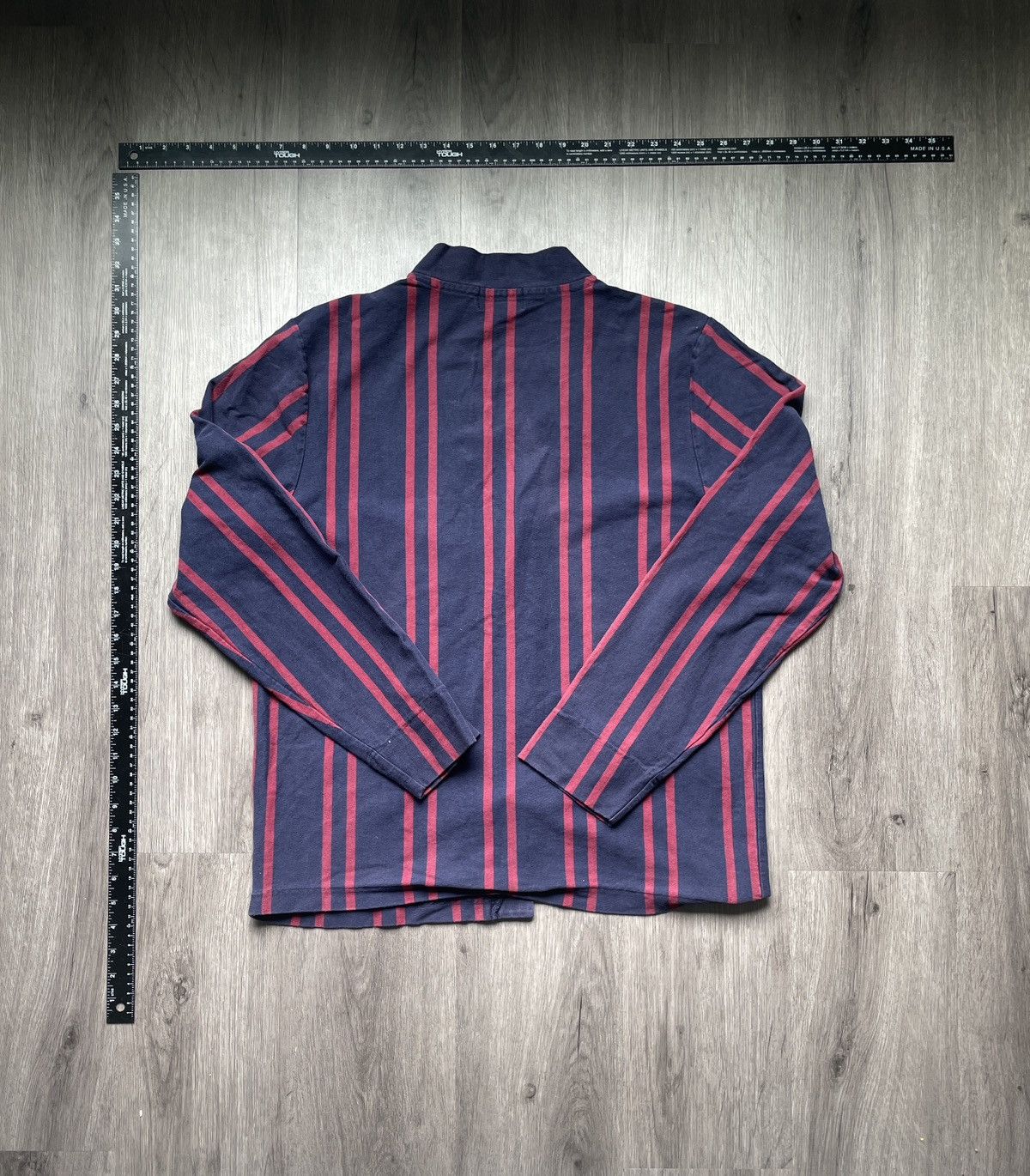Rugby Ralph Lauren Vintage Polo Ralph Lauren “Rugby Striped”Cardigan (Sz.L) Size US L / EU 52-54 / 3 - 4 Thumbnail