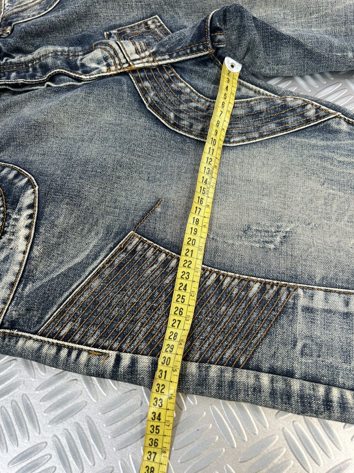 Japanese Brand × Vintage Japanese faded jeans Size US 38 / EU 54 - 9 Thumbnail