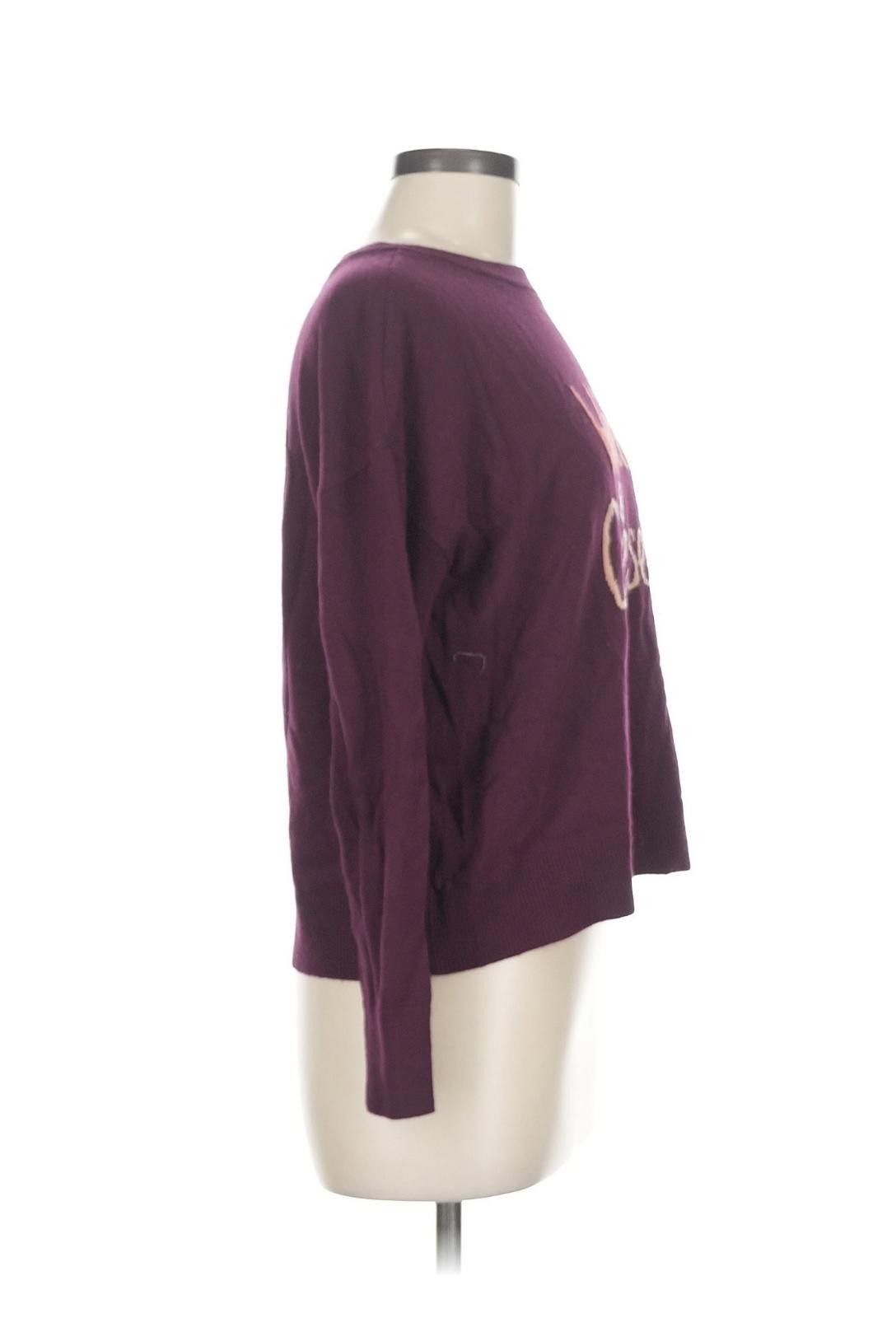 Other LOFT 'Wine & Cheese' Embroidered Sweater Medium Size M / US 6-8 / IT 42-44 - 5 Thumbnail