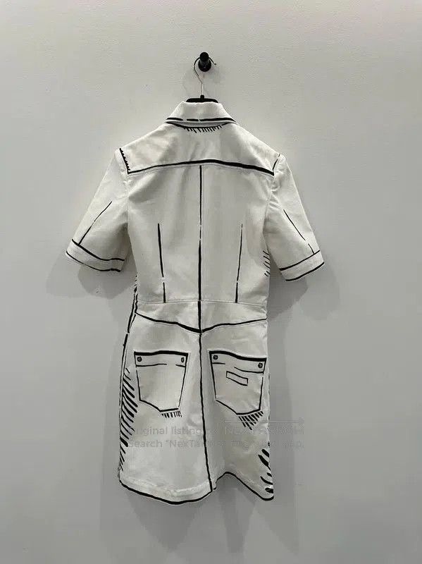 Fendi Fendi Short Sleeve Denim Dress for Women . Size S / US 4 / IT 40 - 2 Thumbnail