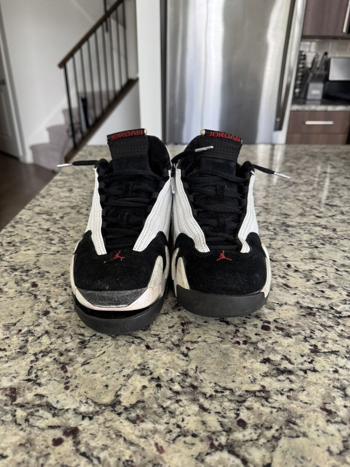 Jordan Brand Jordan 14 Retro “Black Toe” 2006 Size US 8.5 / EU 41-42 - 2 Thumbnail