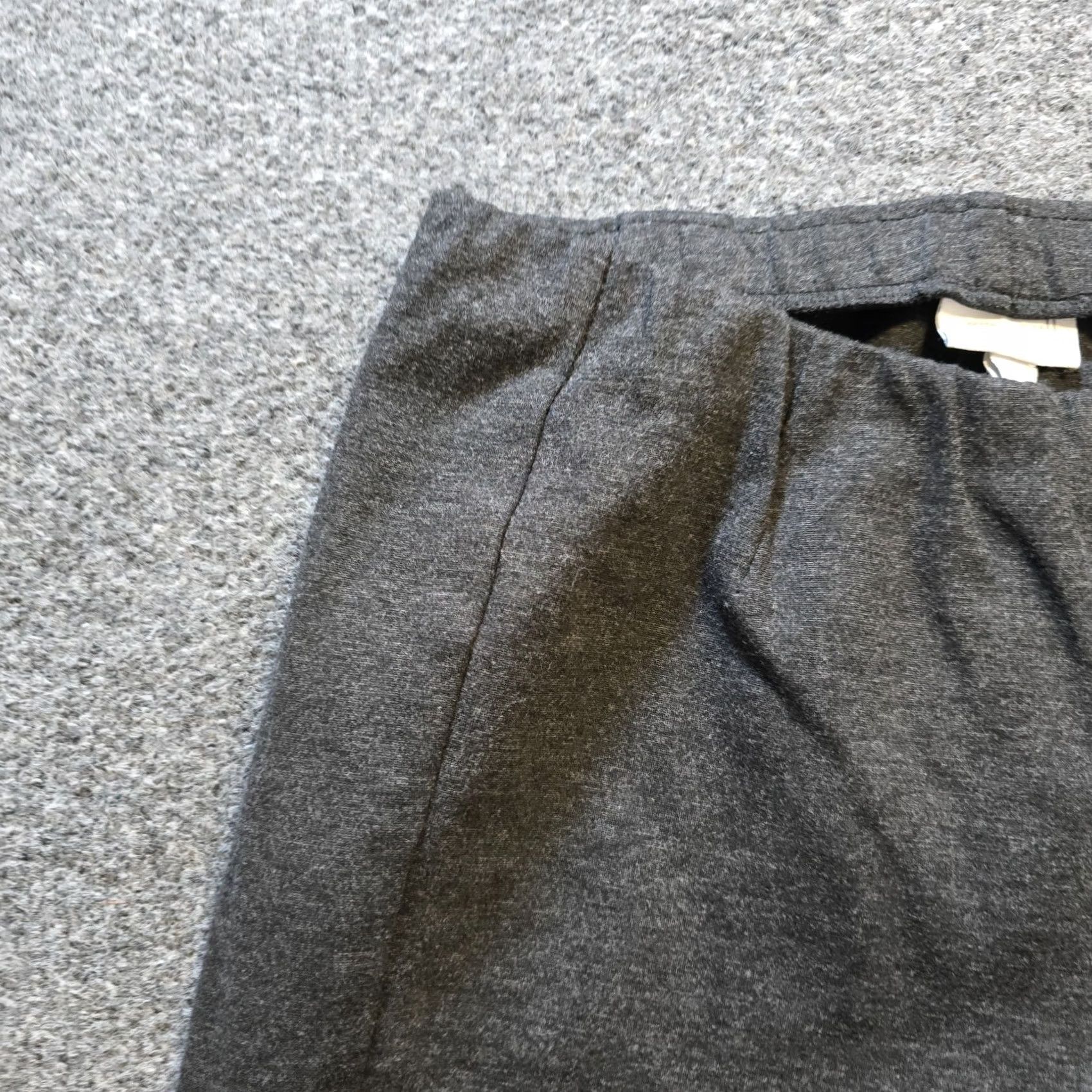 J. Jill J. Jill Pant Women Small Petite Gray Ponte Slim Leg Elastic Waist Casual $ PS XS? Size 28" / US 6 / IT 42 - 3 Thumbnail