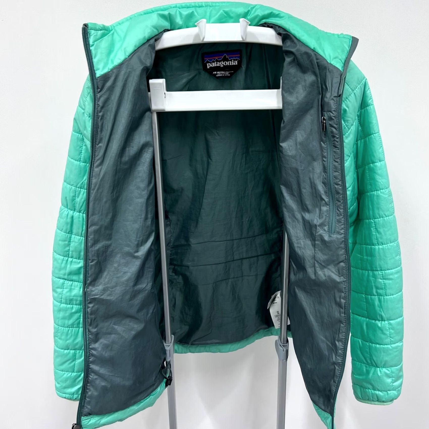 Patagonia Patagonia Nano Puff Jacket Teal Green Lightweight Insulated Full Zip Women's XS Mint green Quilted Lightweight Women XS Jacket Size XS / US 0-2 / IT 36-38 - 6 Thumbnail