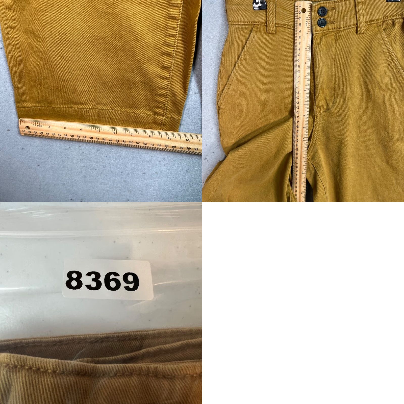 Everlane Everlane Wide-Leg Pants Womens 00 Brown Cropped Casual Preppy Size 24" / US 00 / IT 34 - 8 Thumbnail