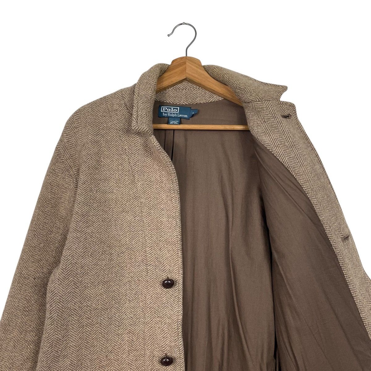 Polo Ralph Lauren Vintage Polo Ralph Lauren Herringbone Wool Jacket Size US L / EU 52-54 / 3 - 10 Thumbnail