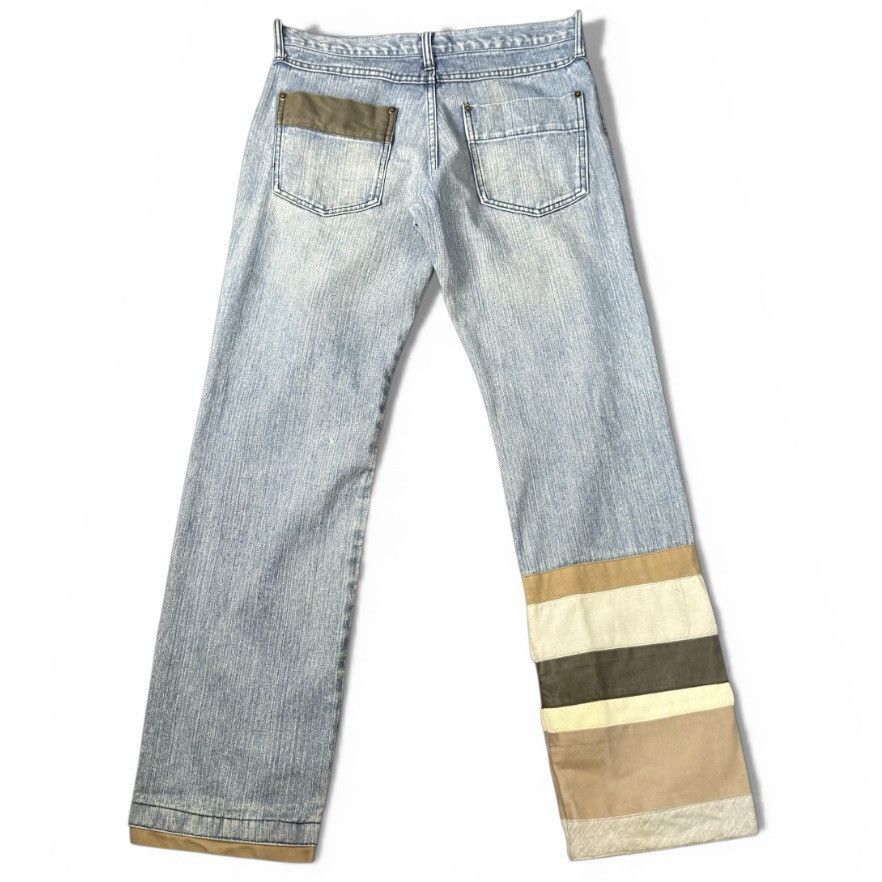 14th Addiction 🔥Japanese Double Layer Ttu Knit Distressed Denim y2k Style Size US 30 / EU 46 - 3 Thumbnail