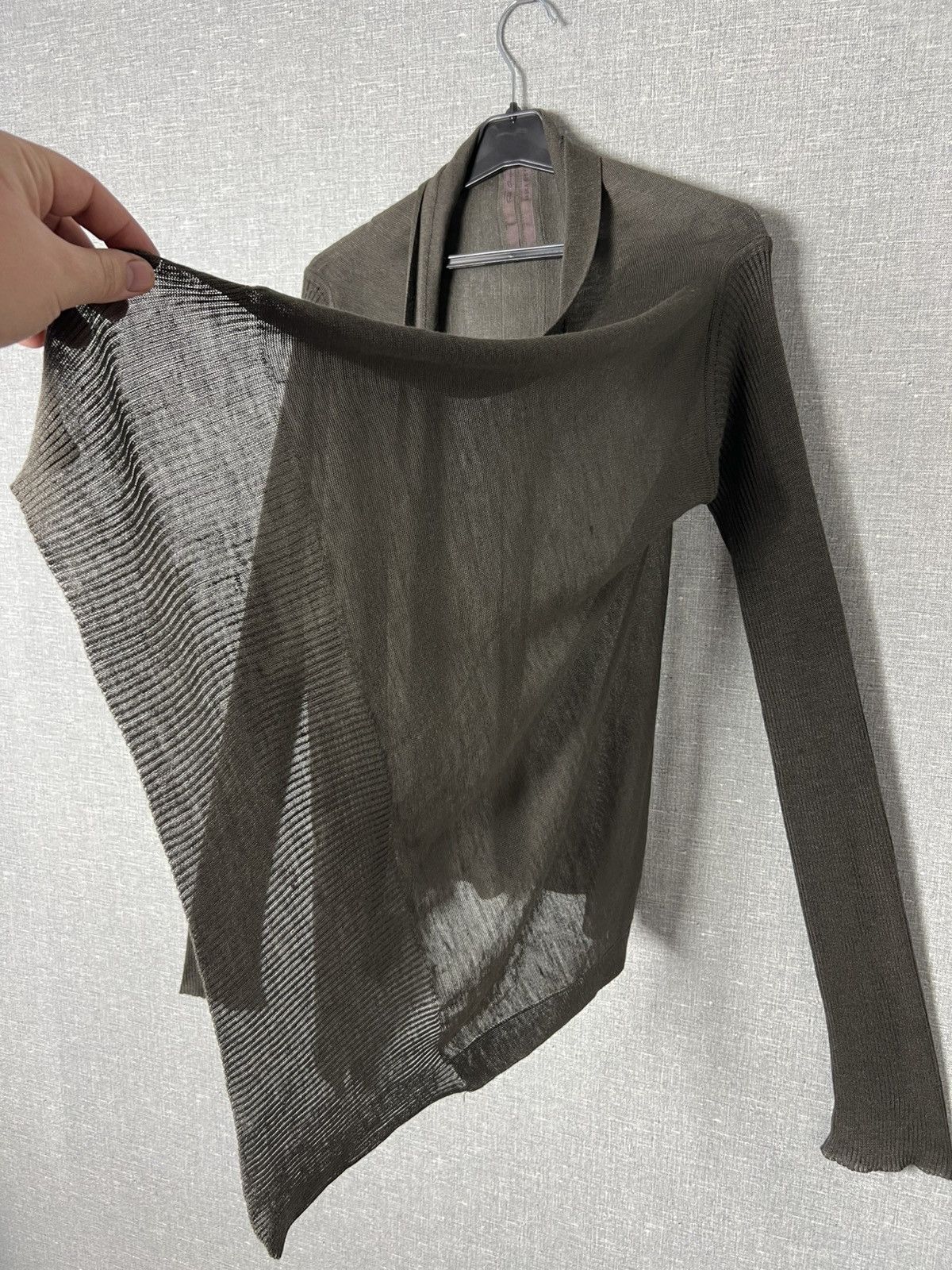 Rick Owens Avant-Garde Rick Owens NASKA S/S 12 Mesh Open Front Cardigan Size S / US 4 / IT 40 - 9 Thumbnail