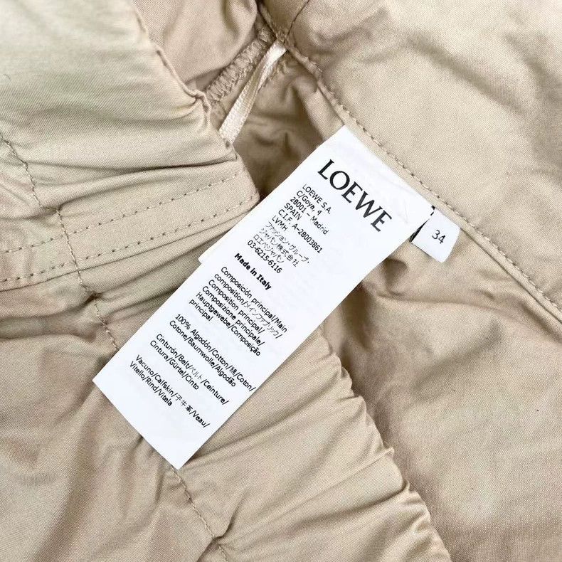 Loewe LOEWE Small buffalo belt patchwork skirt Size 42" / US 20 - 4 Thumbnail