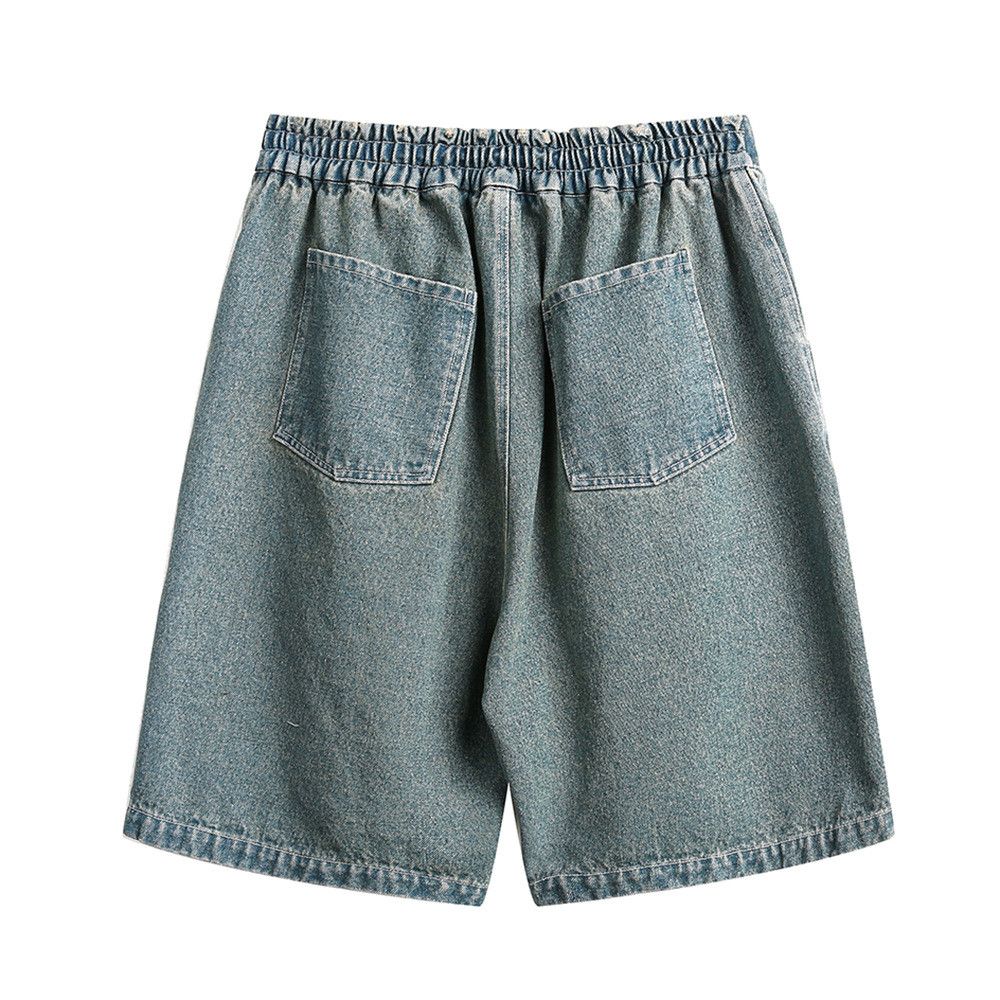 Japanese Brand × Jean Classical Figure Print Washed Denim Shorts Size US 32 / EU 48 - 2 Thumbnail