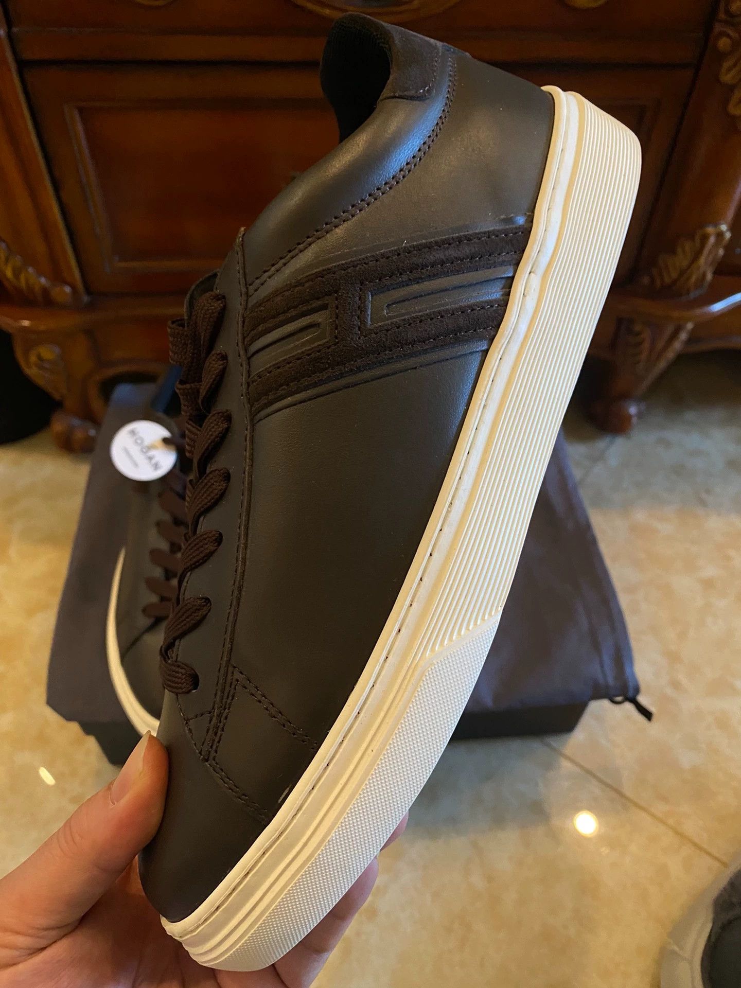 Hogan Hogan Camel UK7 Authentic Sneakers Size US 8 / EU 41 - 4 Thumbnail