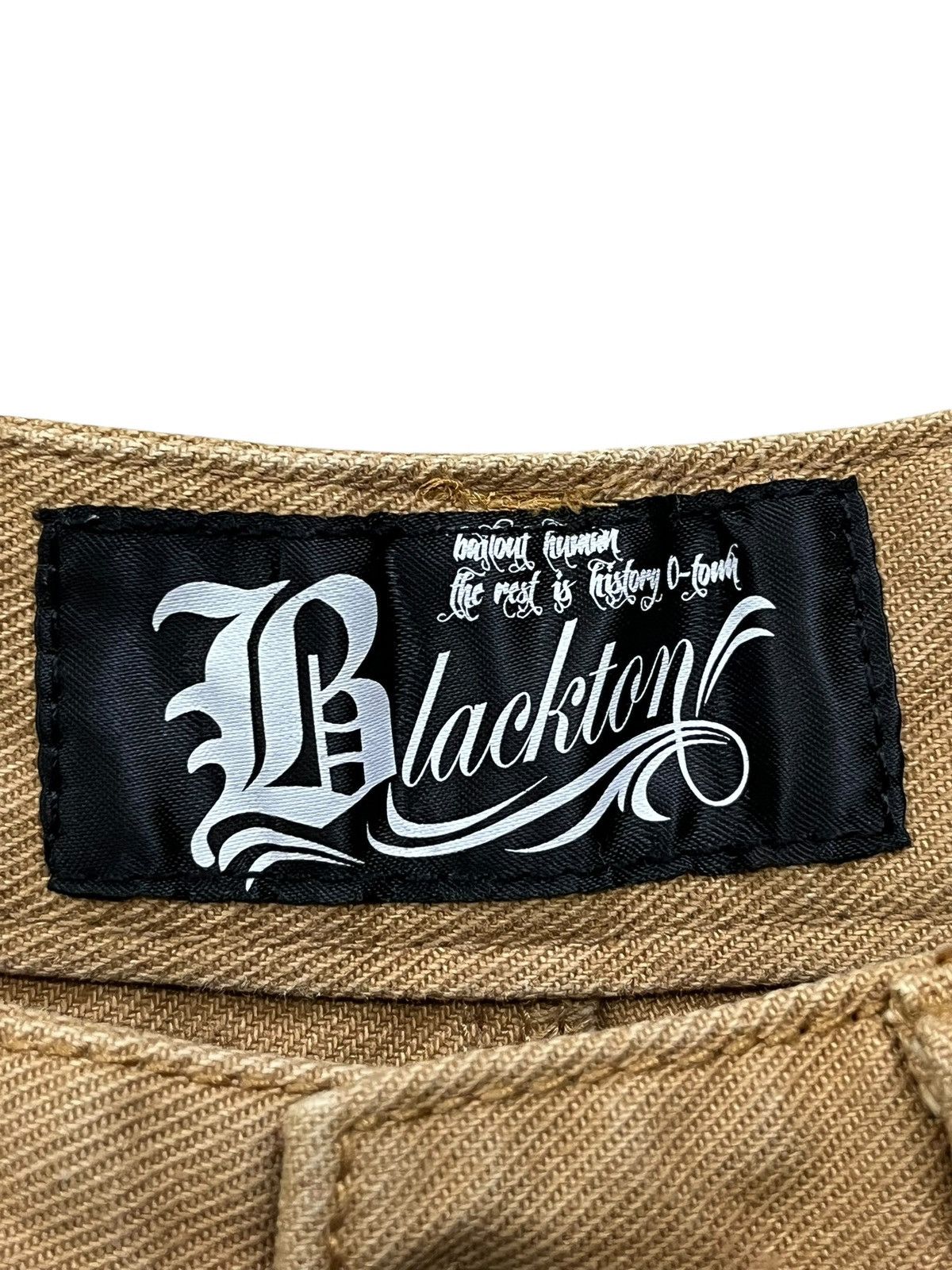 Praying Blackton Prayer Hands Tattoo Style Khaki Pants Archive Denim Size US 29 - 6 Thumbnail