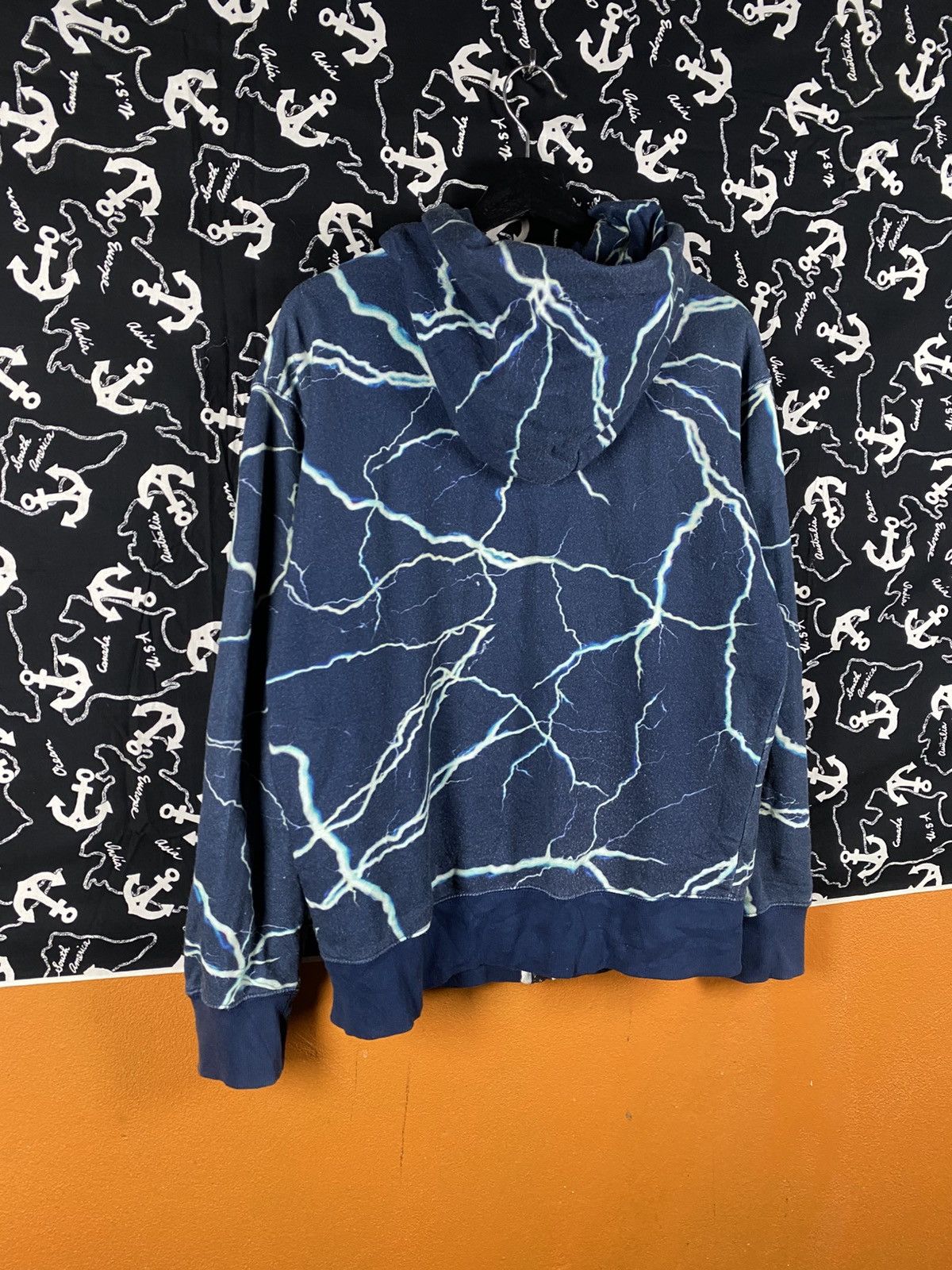 Dickies Dickies Lightning All-Over Print Zip Hoodie Streetwear Size US M / EU 48-50 / 2 - 10 Thumbnail