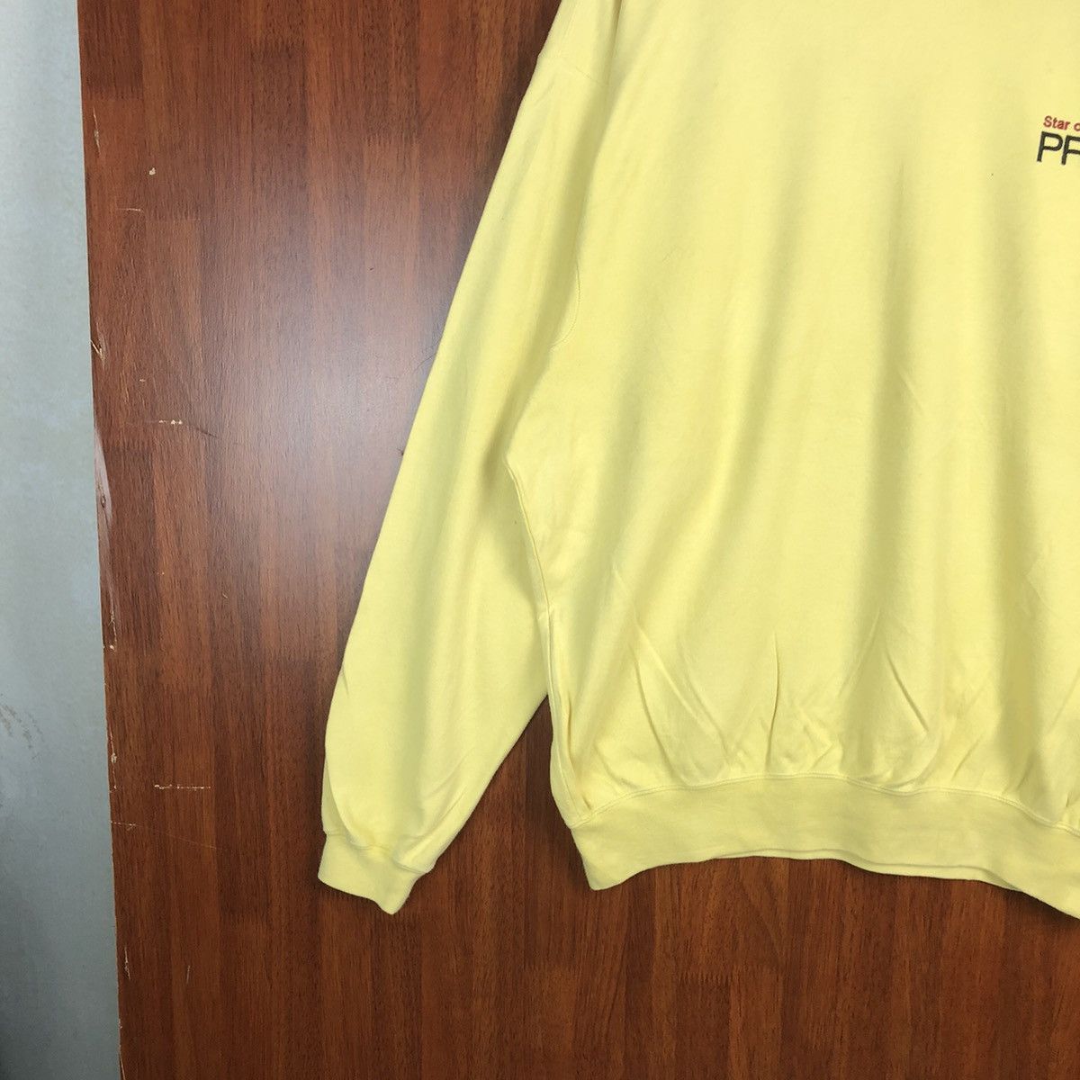 Japanese Brand × Vintage PRGR Yellow Sweatshirt #7547 Size US L / EU 52-54 / 3 - 4 Thumbnail