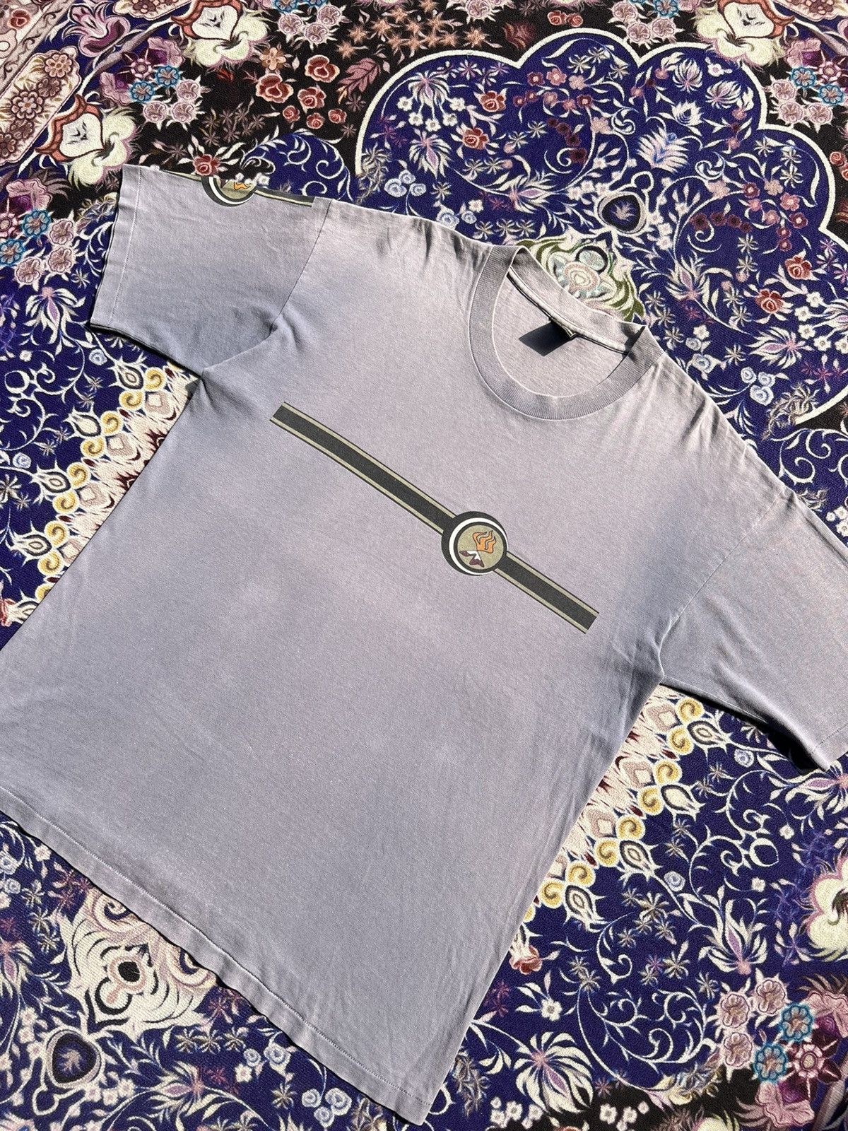 Quicksilver Vintage 90's Quicksilver Sun Faded Tshirt Size US L / EU 52-54 / 3 - 3 Thumbnail
