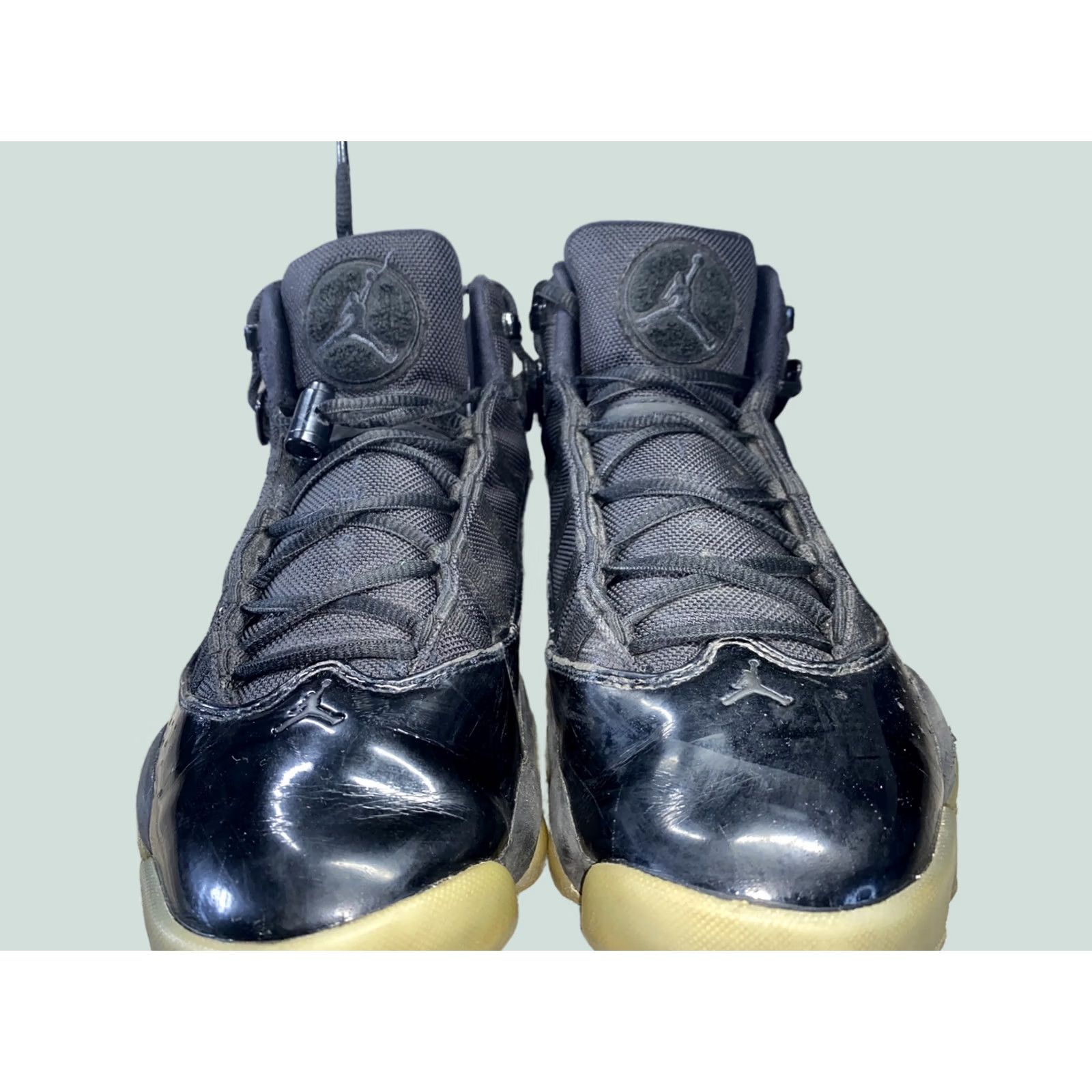 Jordan Brand Air Jordan 6 Rings Black Ice Basketball Shoes 322992-011 Mid Top Mens 9 Size US L / EU 52-54 / 3 - 1 Thumbnail
