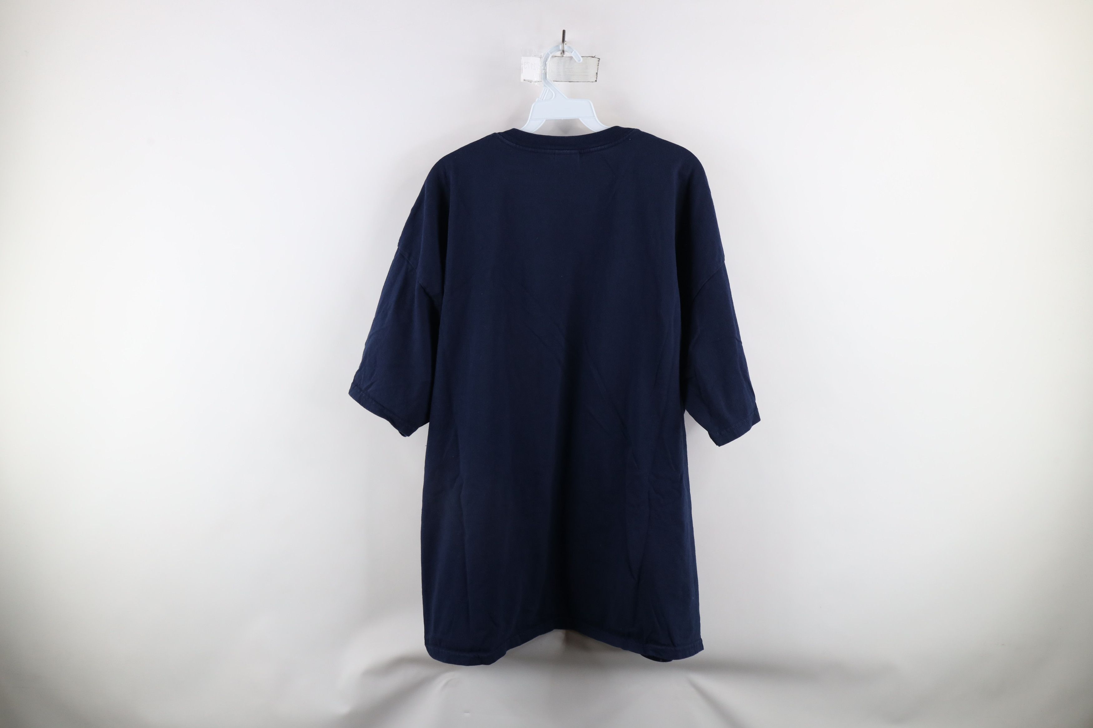 Vintage Vintage 90s Spell Out University of Michigan T-Shirt Blue Size US XXL / EU 58 / 5 - 10 Thumbnail