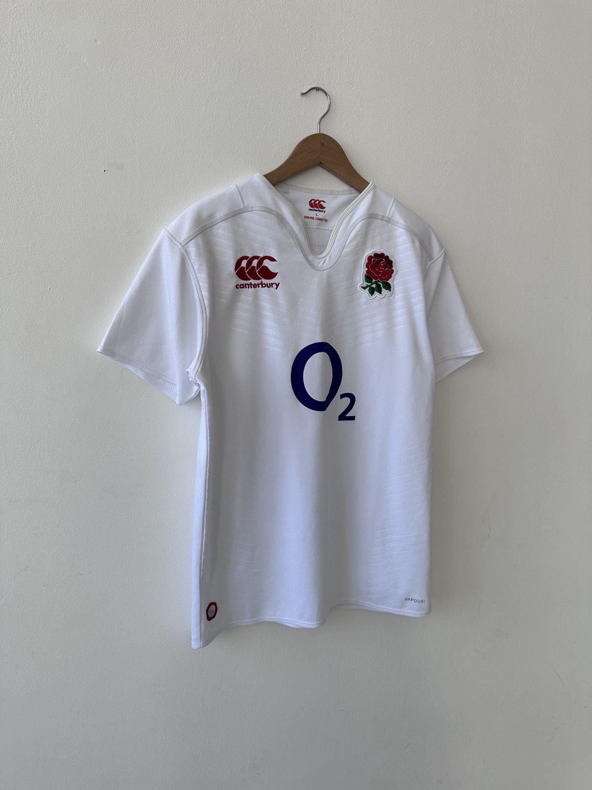 Canterbury of New Zealand Canterbury England 15/16 Home Rugby Union Jersey Size US L / EU 52-54 / 3 - 2 Thumbnail