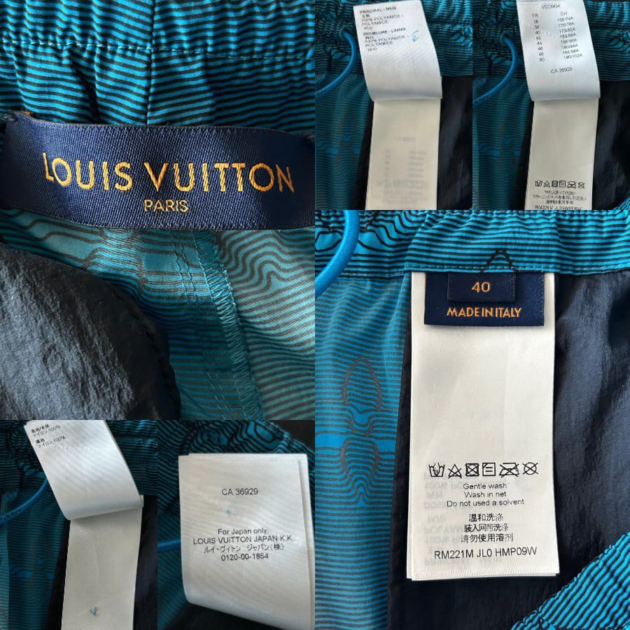 Louis Vuitton LOUIS VUITTON BLUE 2054 MONOGRAM CARGO PANTS Size US 30 / EU 46 - 3 Thumbnail