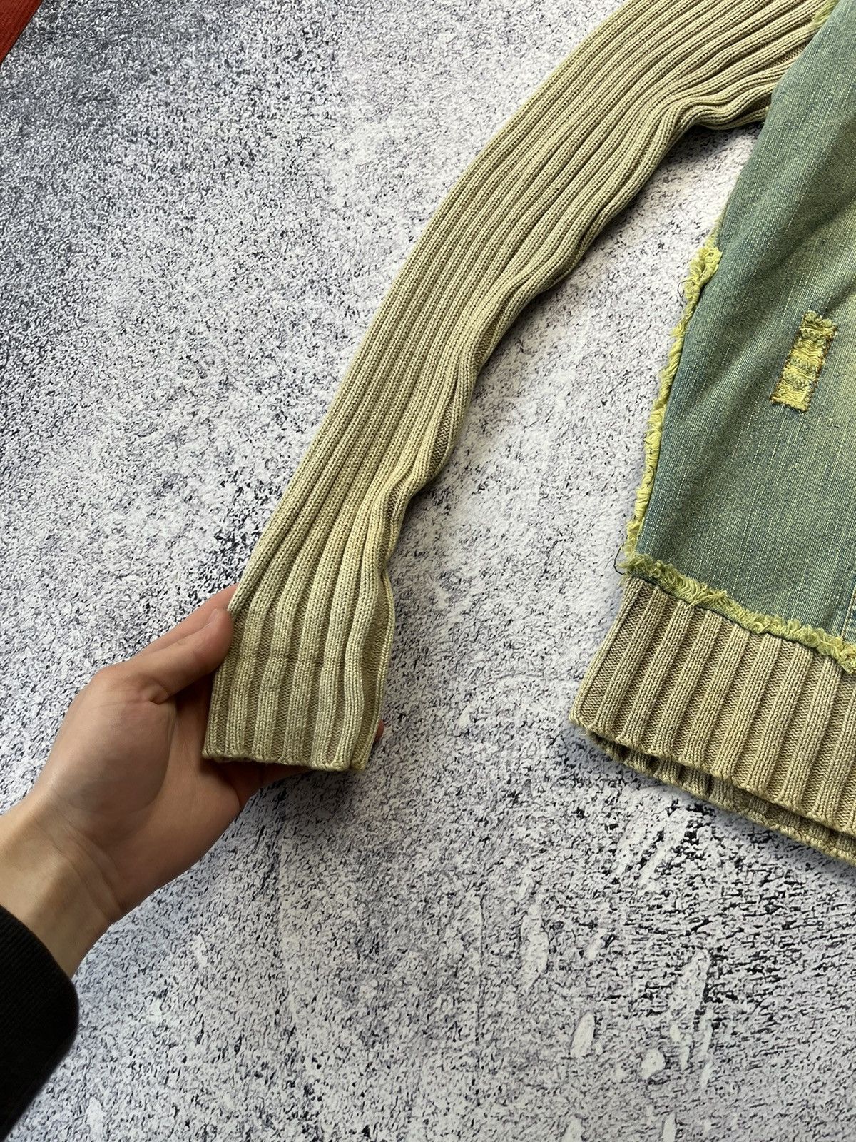 Other Vintage Y2K Opium Avant Garde Ribbed Sweater Size US L / EU 52-54 / 3 - 11 Thumbnail