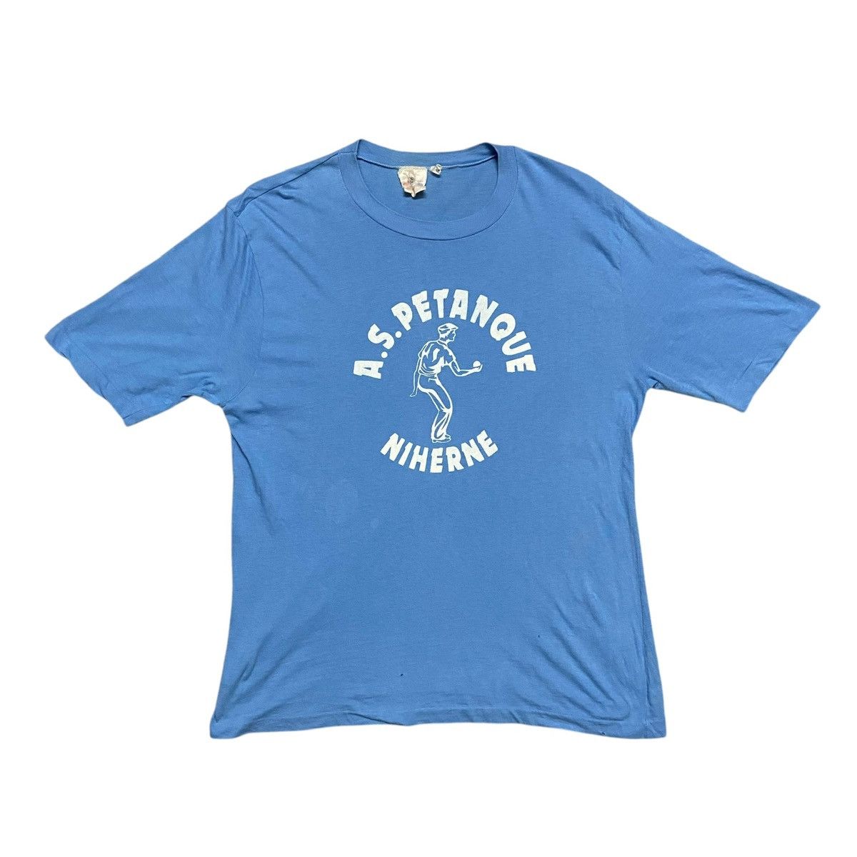 Grailed × Vintage Vintage 70-80s A.S Petanque Niherne Single Stitch Tees Size US M / EU 48-50 / 2 - 1 Thumbnail