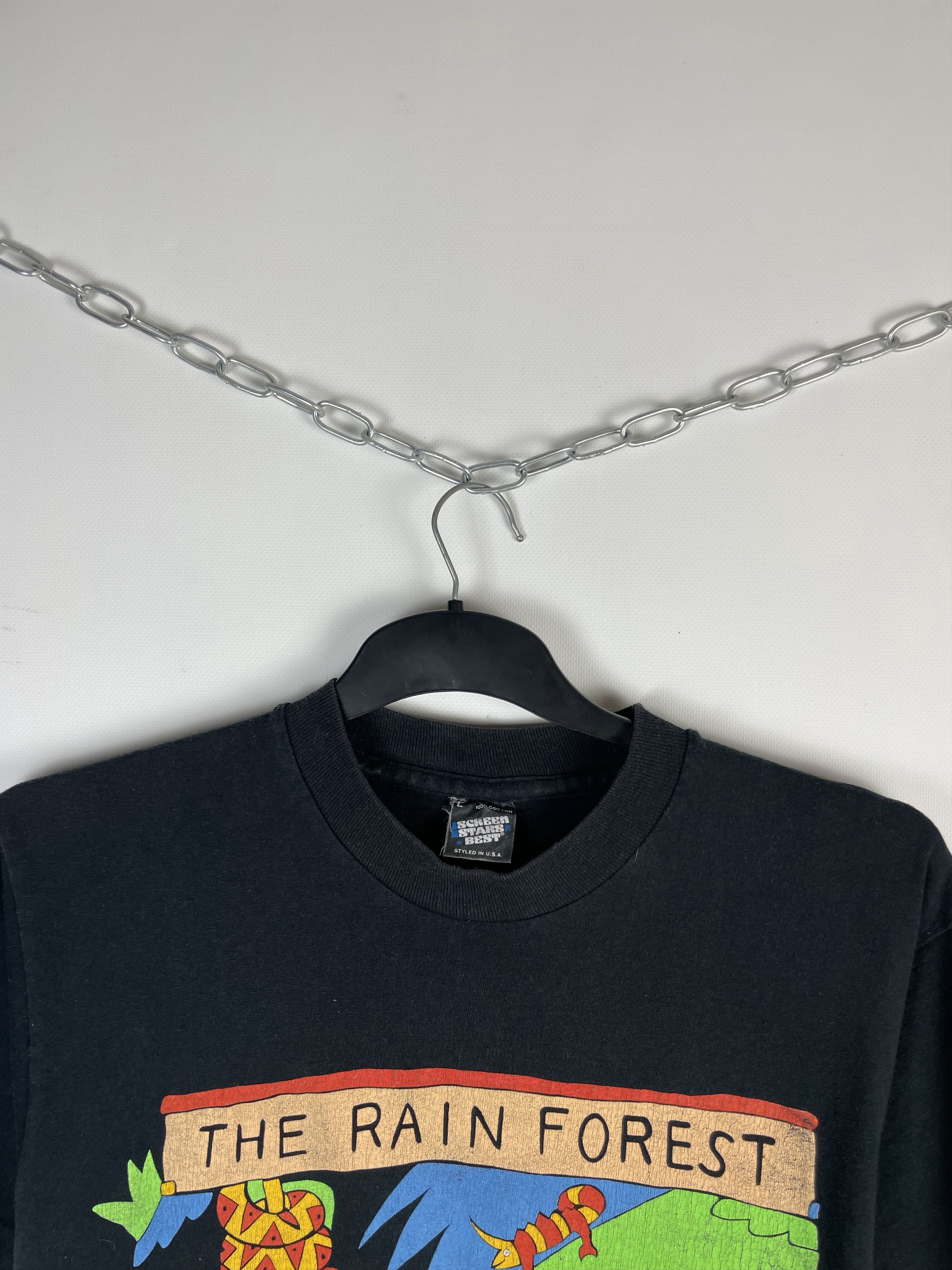 Vintage Vintage 1988 The Rainforest Greenpeace T Shirt Size US L / EU 52-54 / 3 - 4 Thumbnail