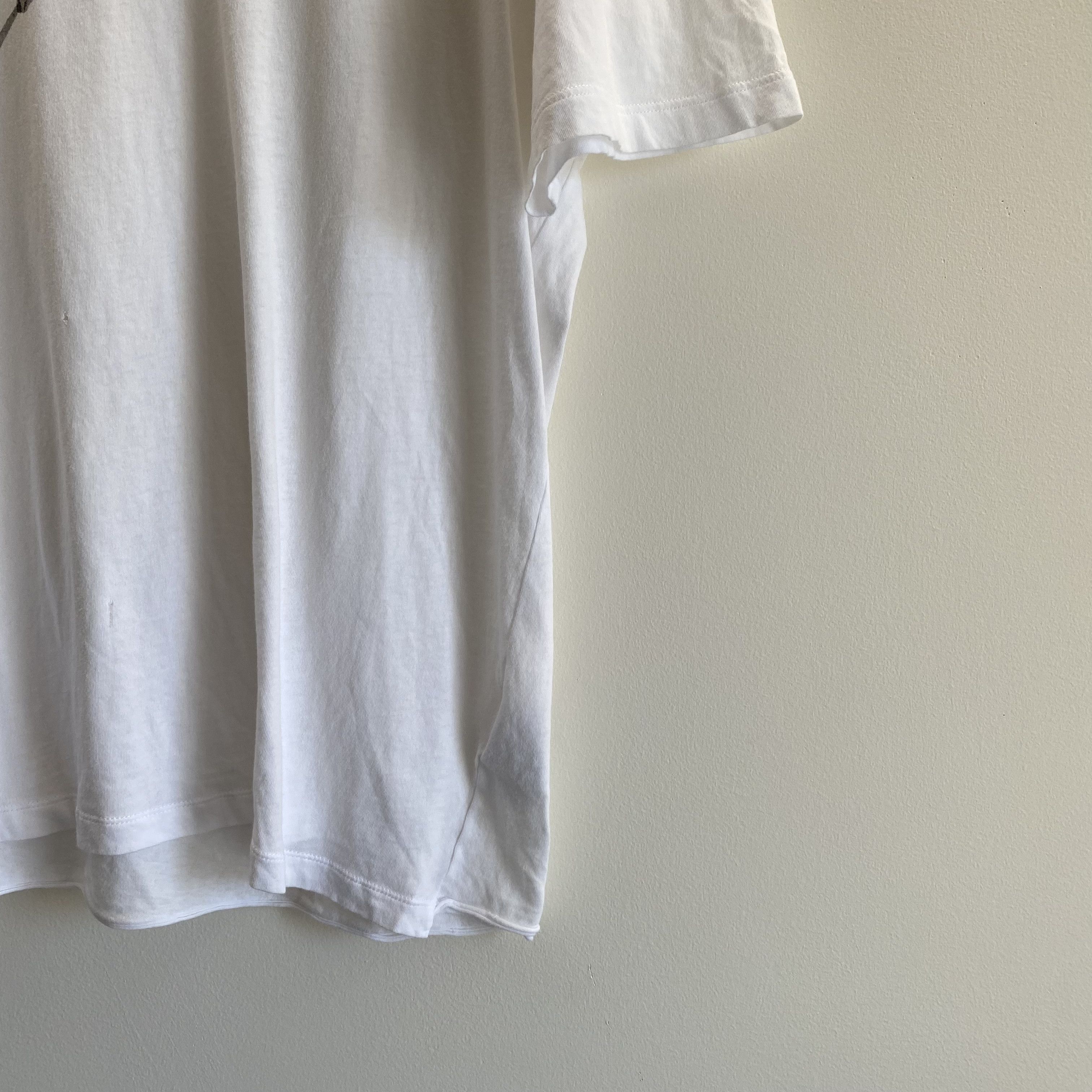 Saint Laurent Paris Saint Laurent Paris Signature Logo T-Shirt Size US M / EU 48-50 / 2 - 5 Thumbnail