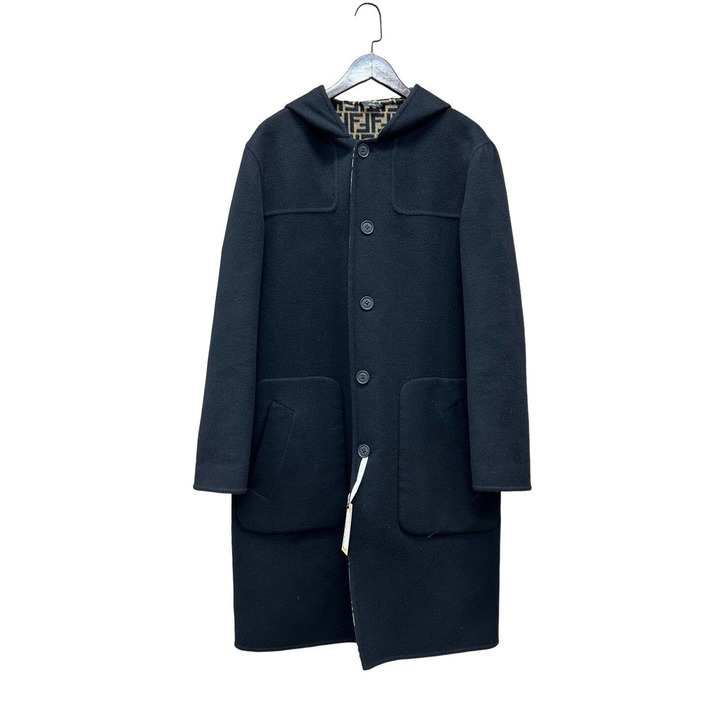 Fendi Fendi Reversible Monogram Wool Coat Size S Size US S / EU 44-46 / 1 - 1 Thumbnail