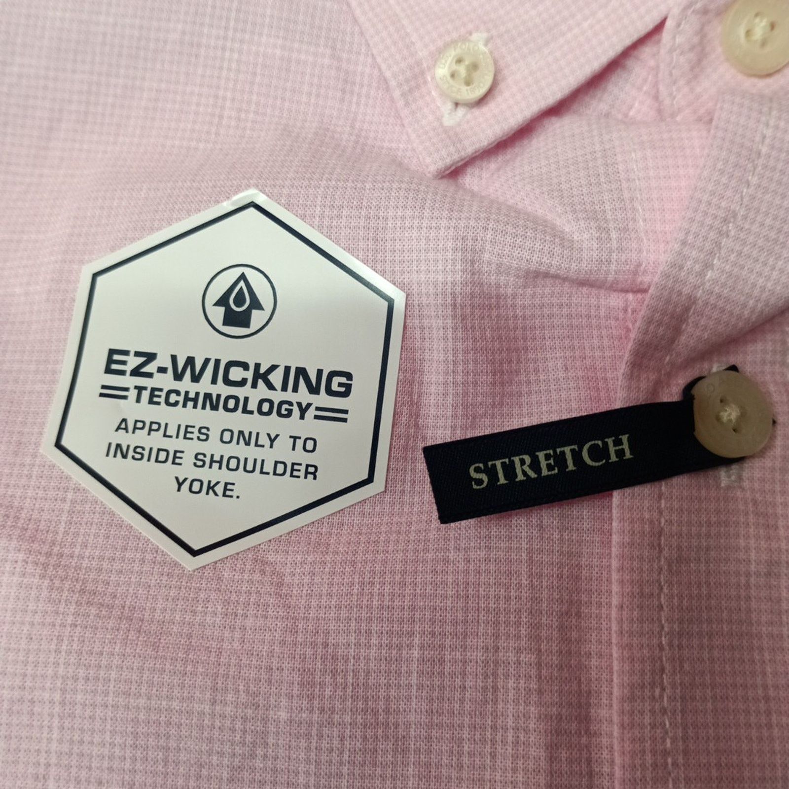 U.S. Polo Assn. U.S. Polo Assn. Button Woven Shirt Men's L Pink Checkered Size US L / EU 52-54 / 3 - 5 Thumbnail