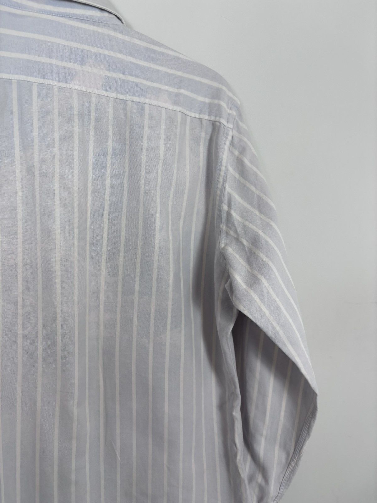 Etro Etro Milano Men’s White/Blue Striped Long Sleeve Shirt Size US L / EU 52-54 / 3 - 22 Thumbnail