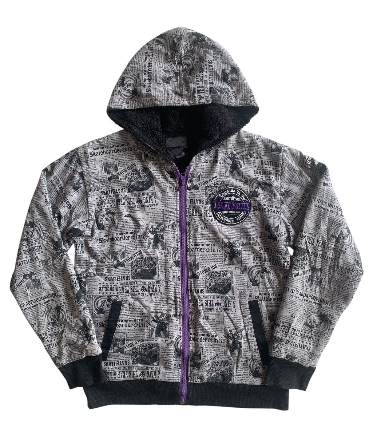 If Six Was Nine × Japanese Brand Japanese Begum Aop Fleece Hooded Zip Size US M / EU 48-50 / 2 - 1 Thumbnail