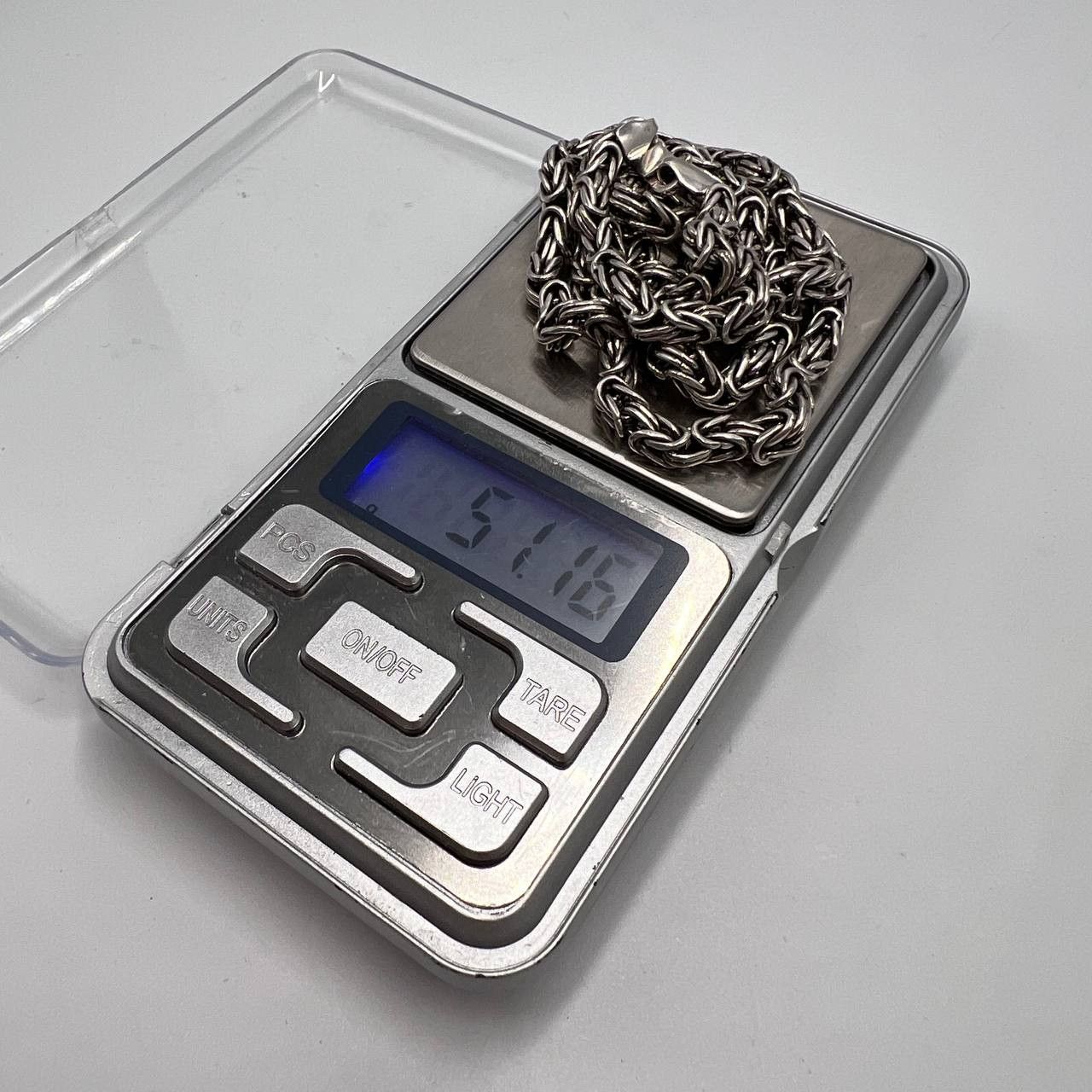 Sterling Silver Large Vintage Sterling Silver 925 Men's Jewelry Chain 51 gr Size ONE SIZE - 8 Thumbnail
