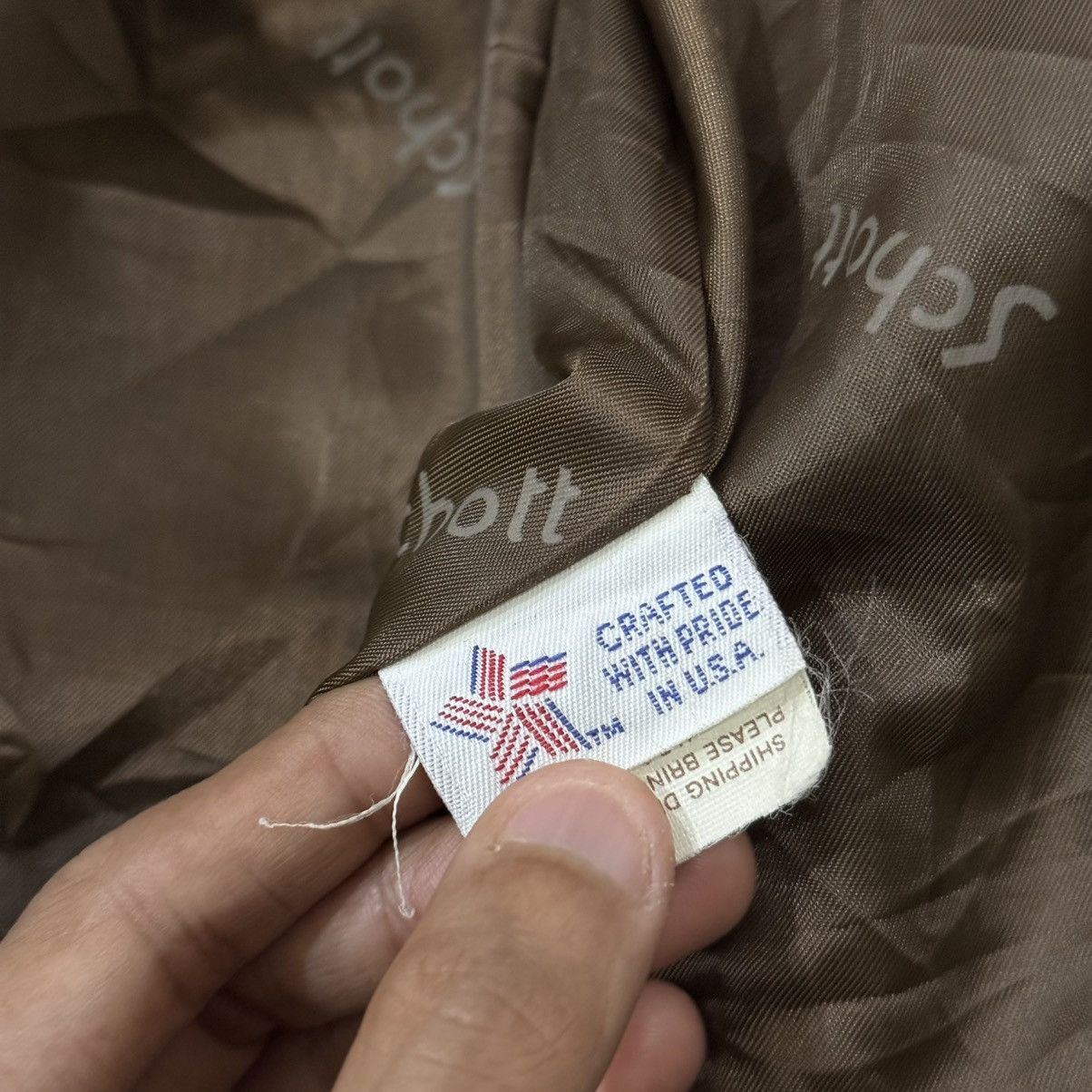 Schott Vintage Schott A2 Military Flyer Leather Jacket Size US M / EU 48-50 / 2 - 22 Thumbnail