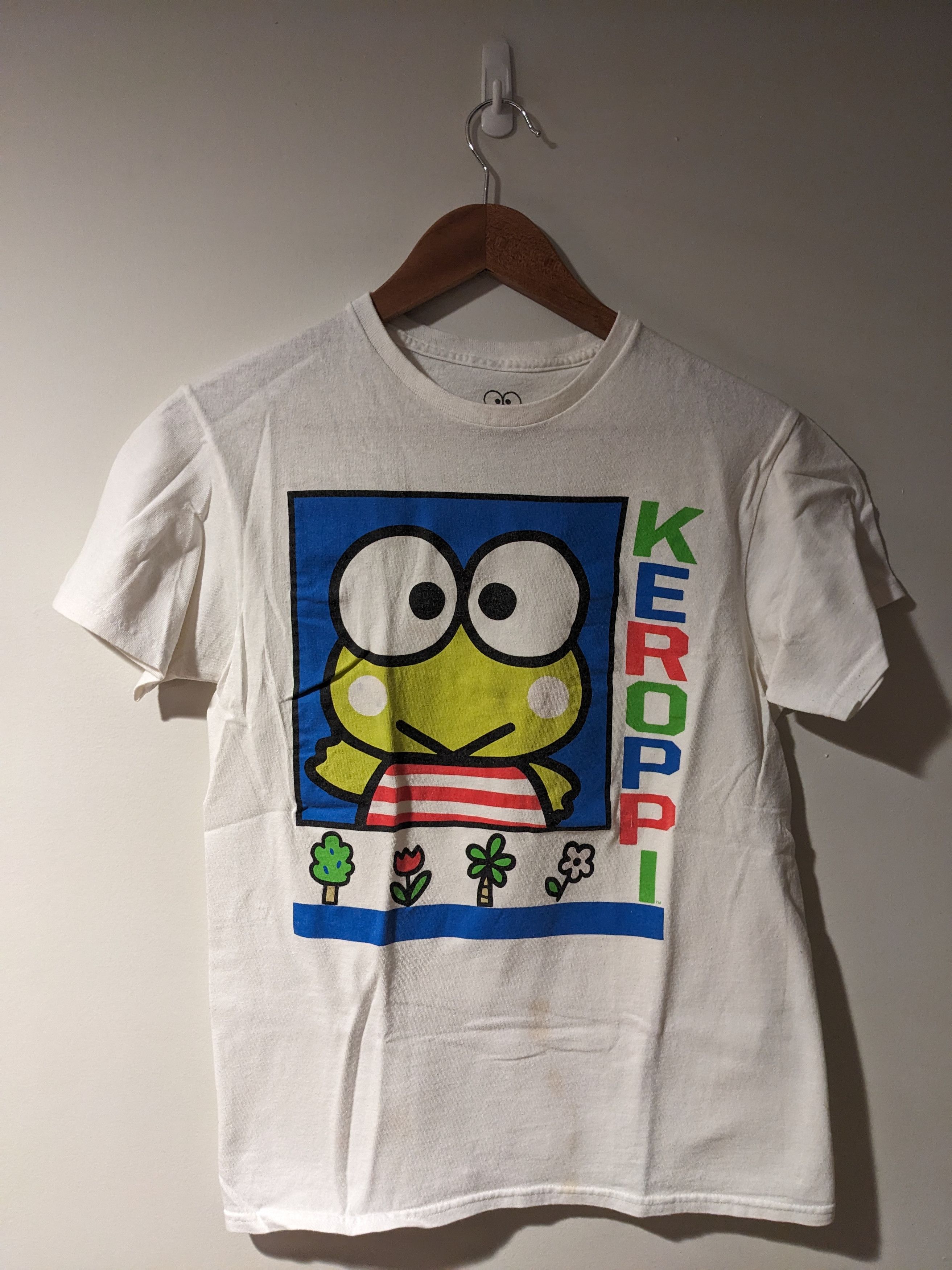 Gildan Keroppi Hello Kitty San Rio White Small T-Shirt Size US S / EU 44-46 / 1 - 1 Thumbnail