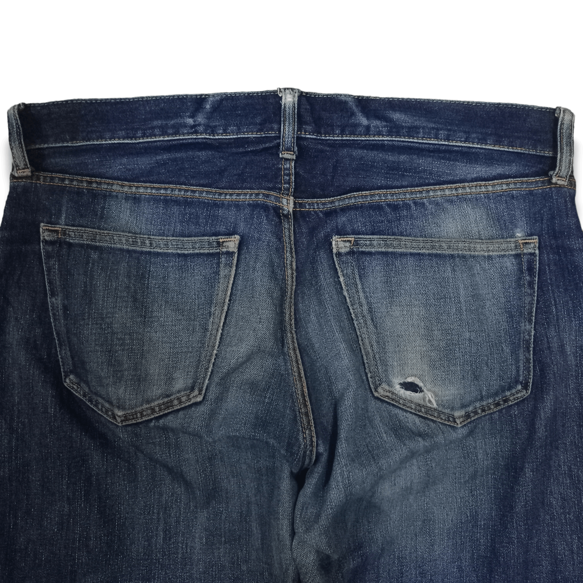 Japanese Brand × Uniqlo Vintage Uniqlo Selvedge Mud Wash Distressed Loose Jeans Size US 36 / EU 52 - 8 Thumbnail