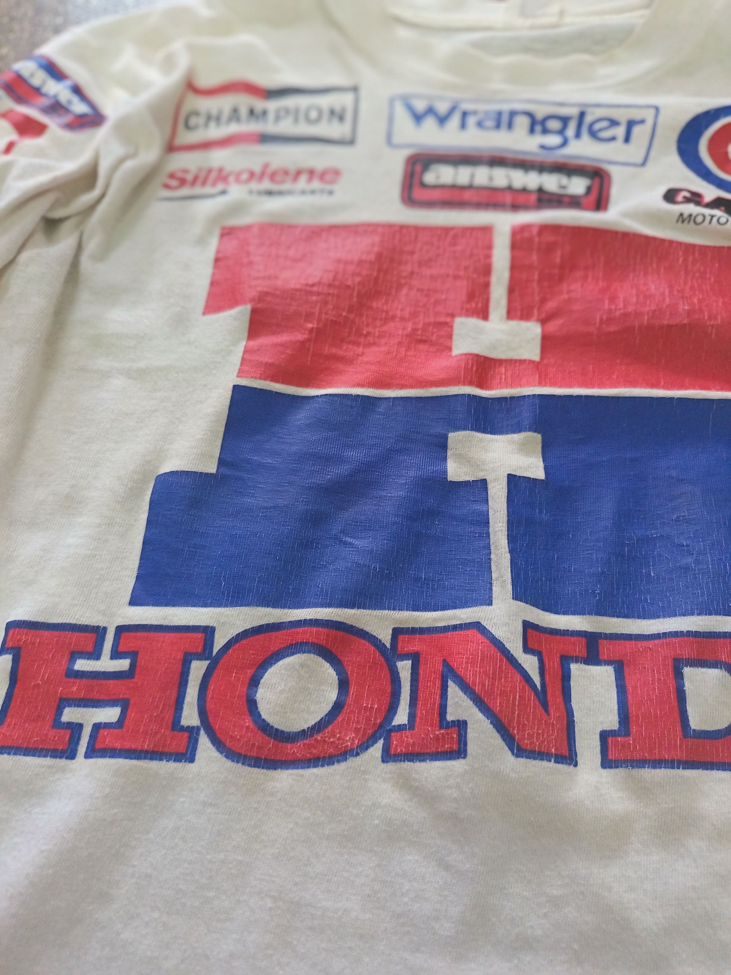 Honda Vintage 80s honda answer wrangler racing team Size US M / EU 48-50 / 2 - 2 Thumbnail