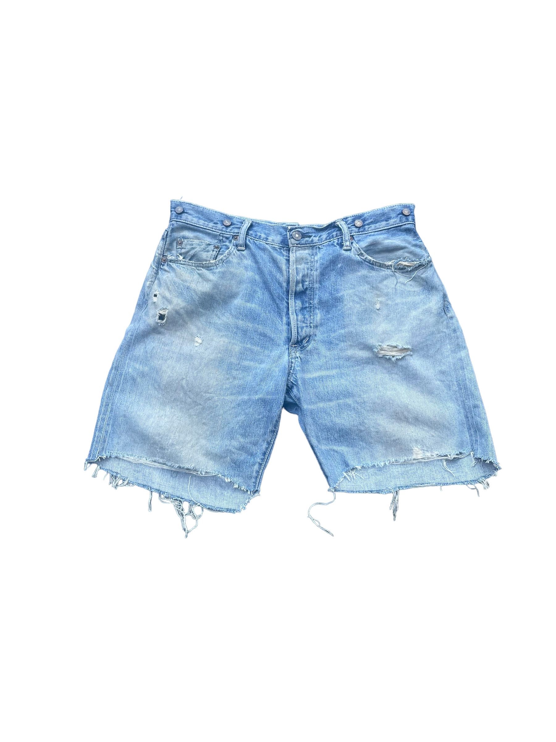 Japanese Brand Vintage Omnigod Selvedge Denim Short Size US 34 / EU 50 - 1 Thumbnail