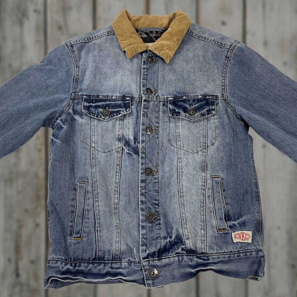 Denime Brooklyn Cloth Denim Jacket Sz S Chore Workwear Denim & Gray Aztec Southwest Lined Pockets Vintage No Mens Womens Size US S / EU 44-46 / 1 - 1 Thumbnail