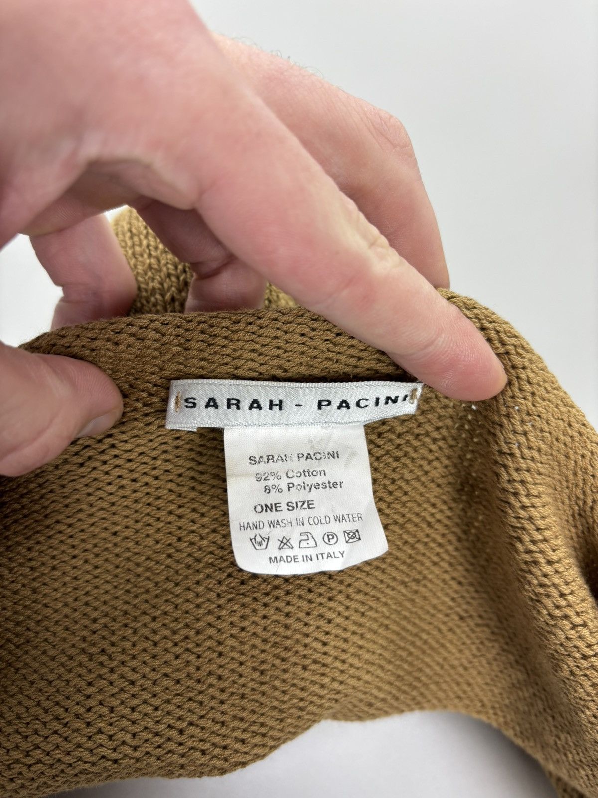 Sarah Pacini Womens cardigan Sarah Pacini One Size Color Brown Size ONE SIZE - 11 Thumbnail