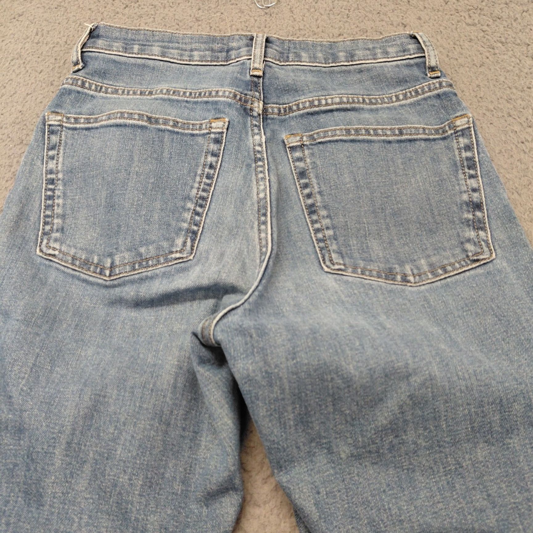 Everlane Everlane Jeans Womens 24 Blue Cheeky Curvy 90s Cropped Ankle High Rise Shirt? Size 42" / US 20 - 4 Thumbnail