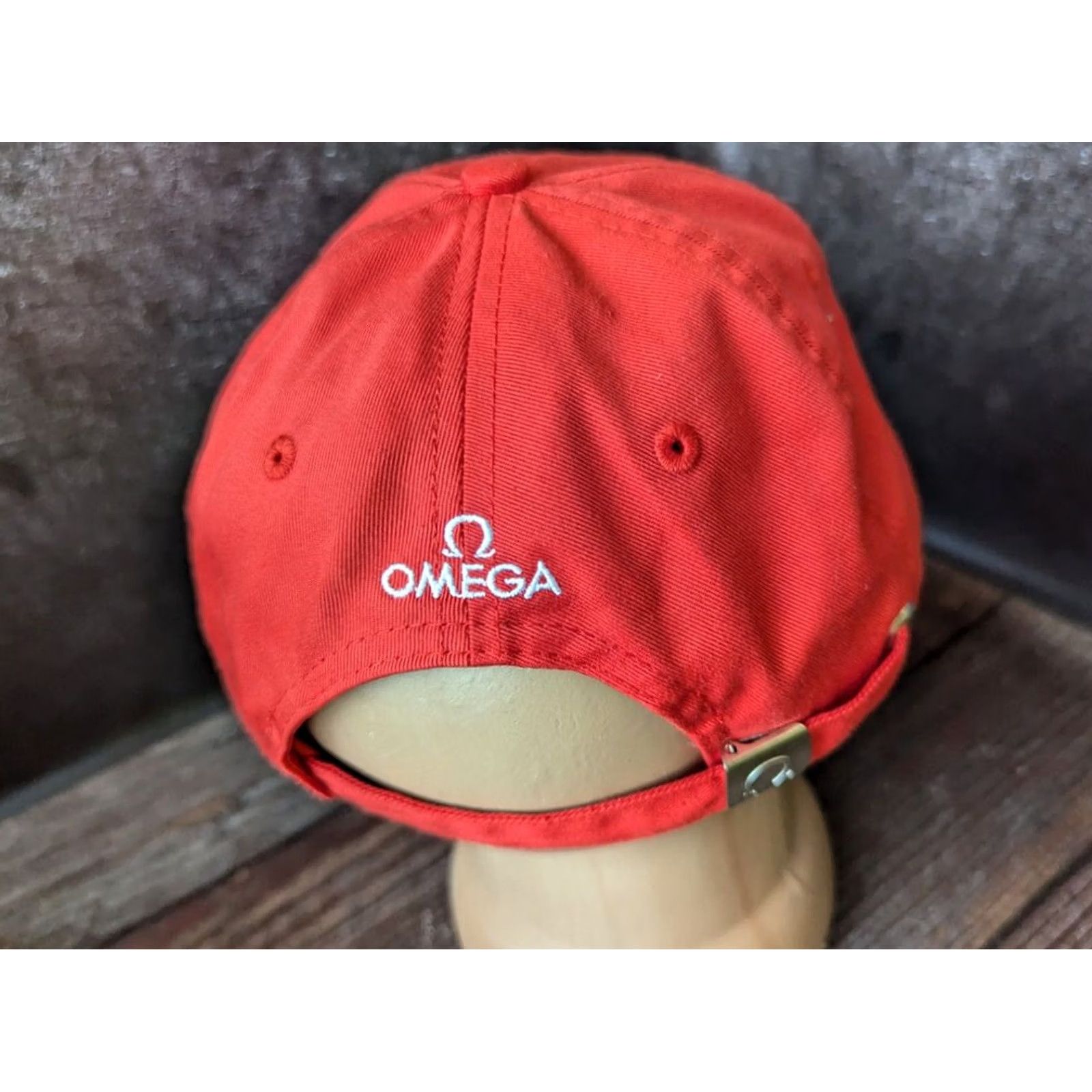 Omega Omega Baseball Cap Hat Red One Size Mens Men’s Nike Shirt Size ONE SIZE - 6 Thumbnail