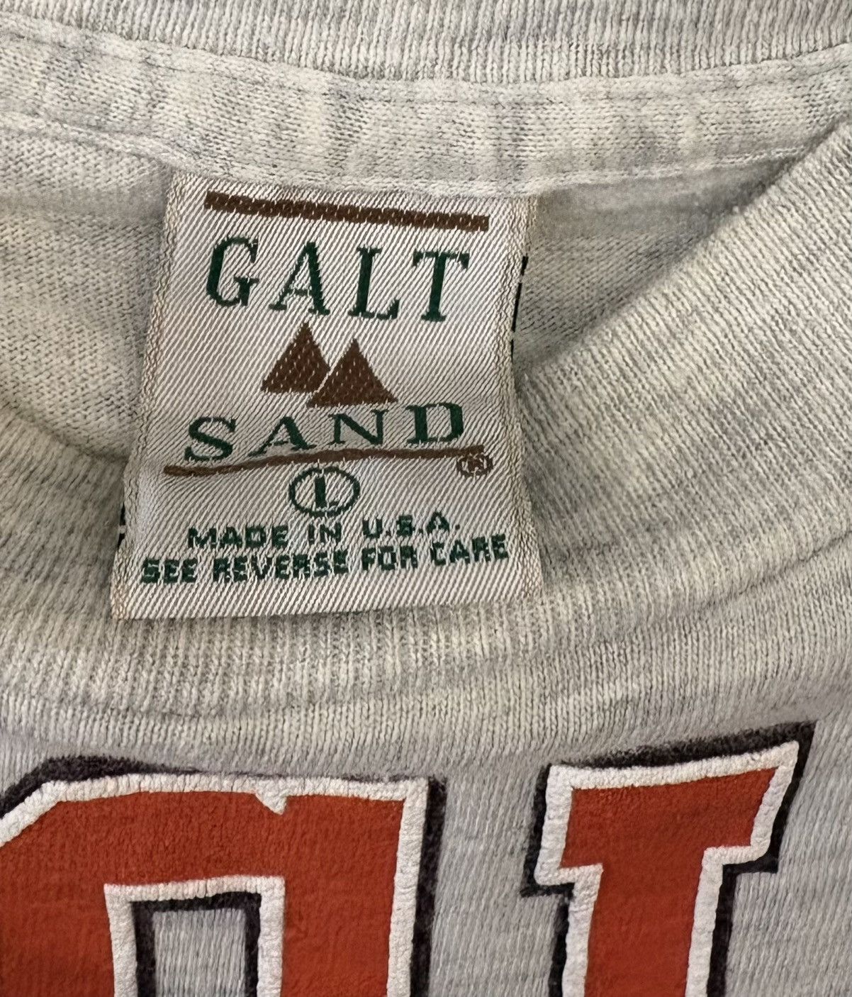 Vintage 1990s Virginia Tech Collegiate Graphic Puff Print Tee Size US L / EU 52-54 / 3 - 6 Thumbnail