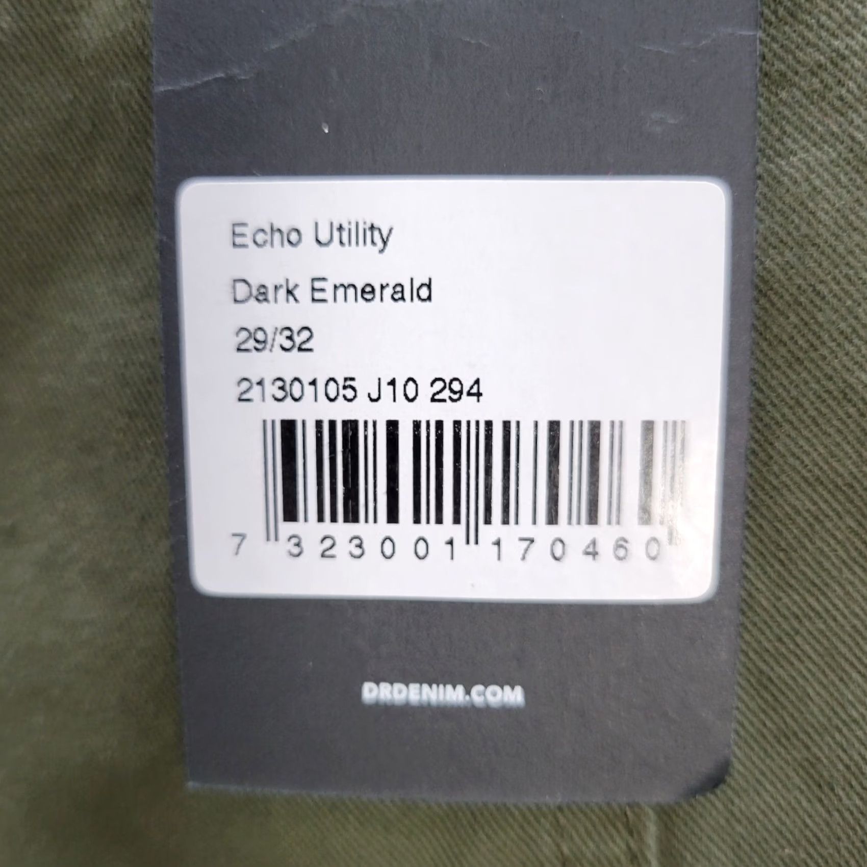 Vintage VINTAGE Echo DRDENIM Women's Cargo Pants Green Straight Regular 29 NWT Size 29" - 7 Thumbnail