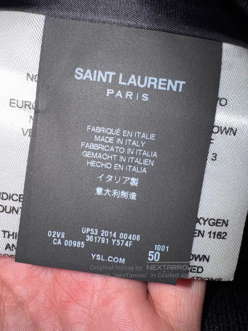 Saint Laurent Paris Saint Laurent Paris Studded Leather Puffer Jacket Size US M / EU 48-50 / 2 - 3 Thumbnail